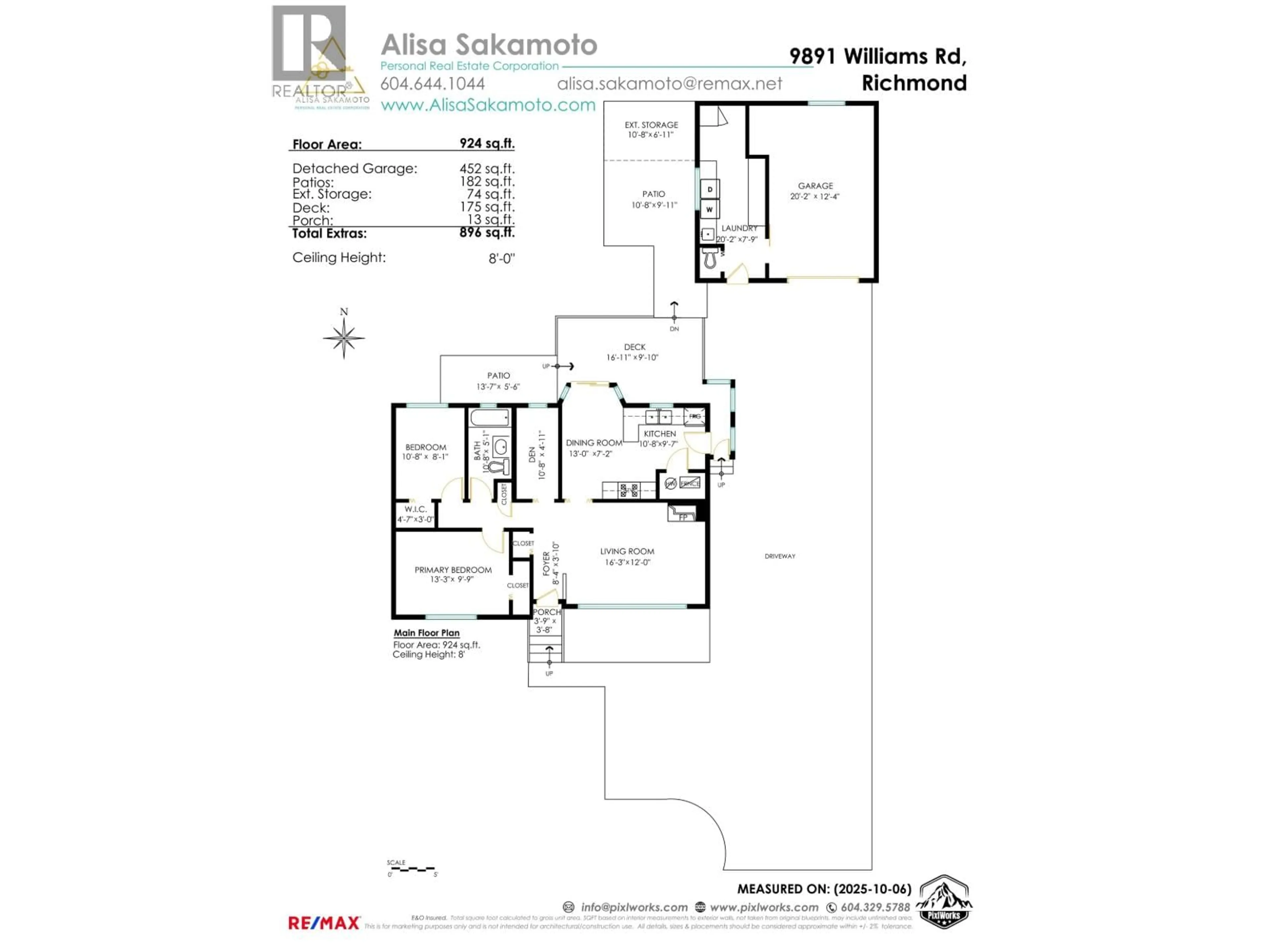 Floor plan for 9891 WILLIAMS ROAD, Richmond British Columbia V7A1H3