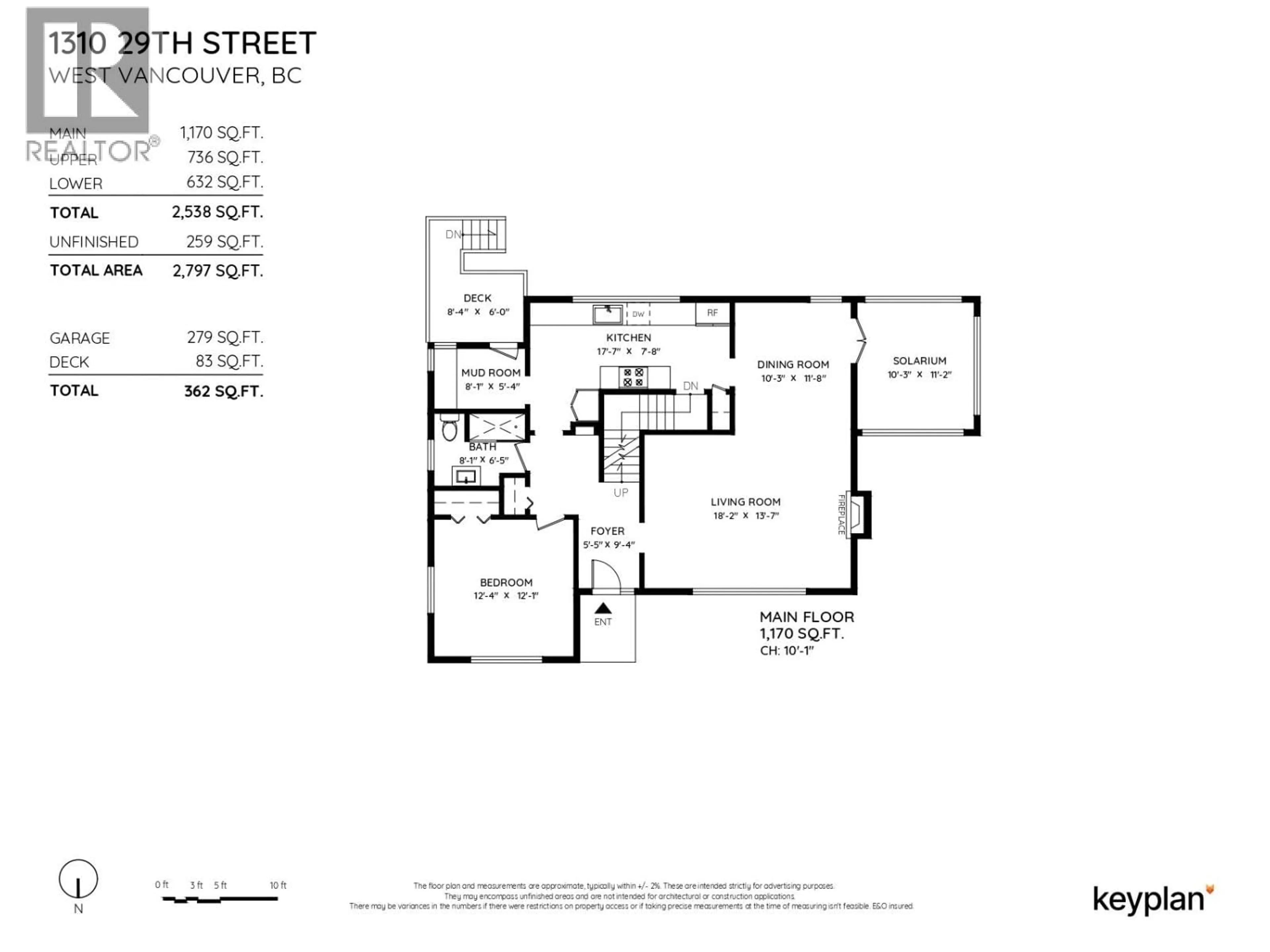 Floor plan for 1310 29TH STREET, West Vancouver British Columbia V7V4M6