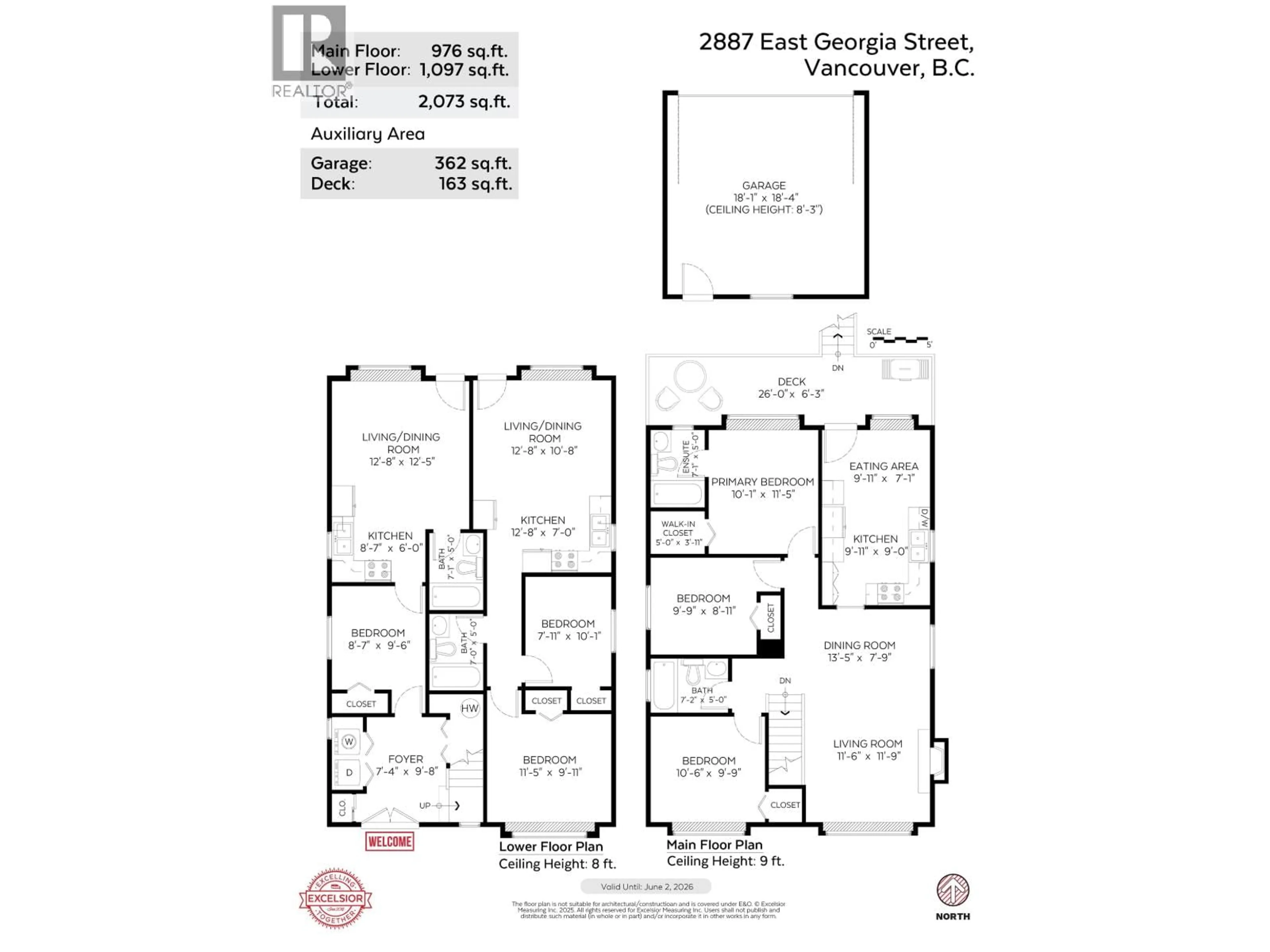 Floor plan for 2887 GEORGIA STREET, Vancouver British Columbia V5K2K3
