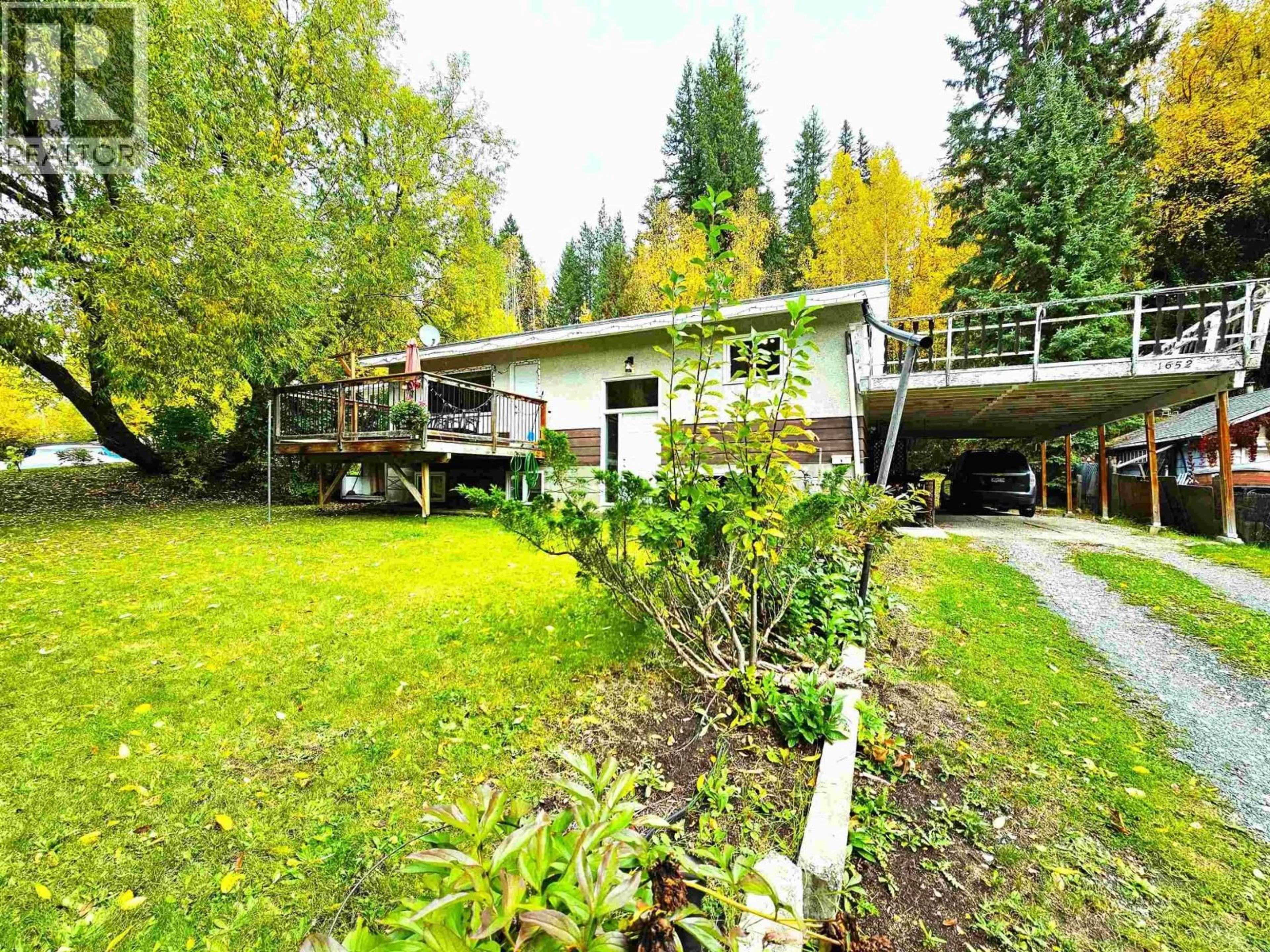 A pic from outside/outdoor area/front of a property/back of a property/a pic from drone, unknown for 1652 AINTREE DRIVE, Prince George British Columbia V2K1H5