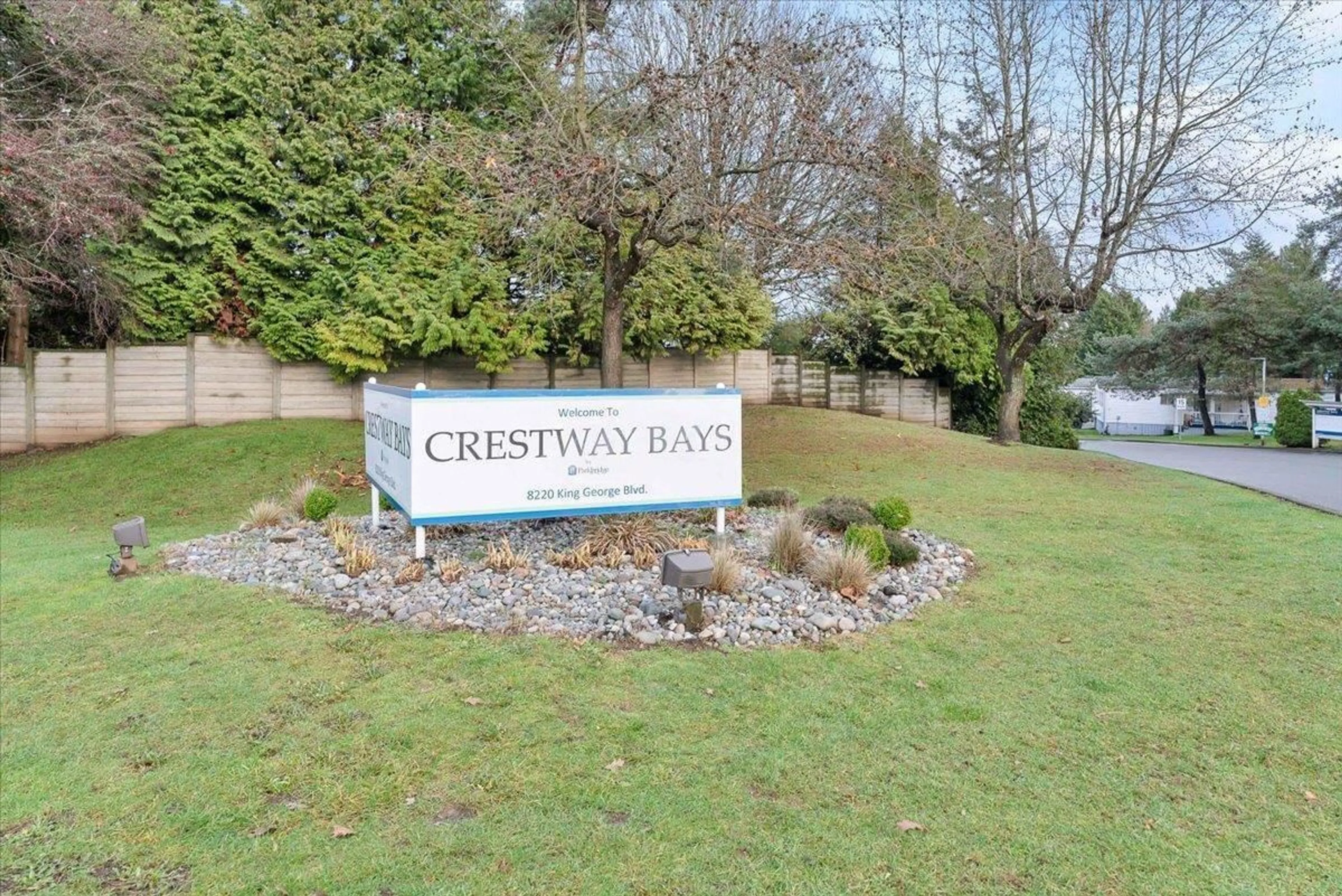 A pic from outside/outdoor area/front of a property/back of a property/a pic from drone, water/lake/river/ocean view for 28 - 8220 KING GEORGE, Surrey British Columbia V3W5C2