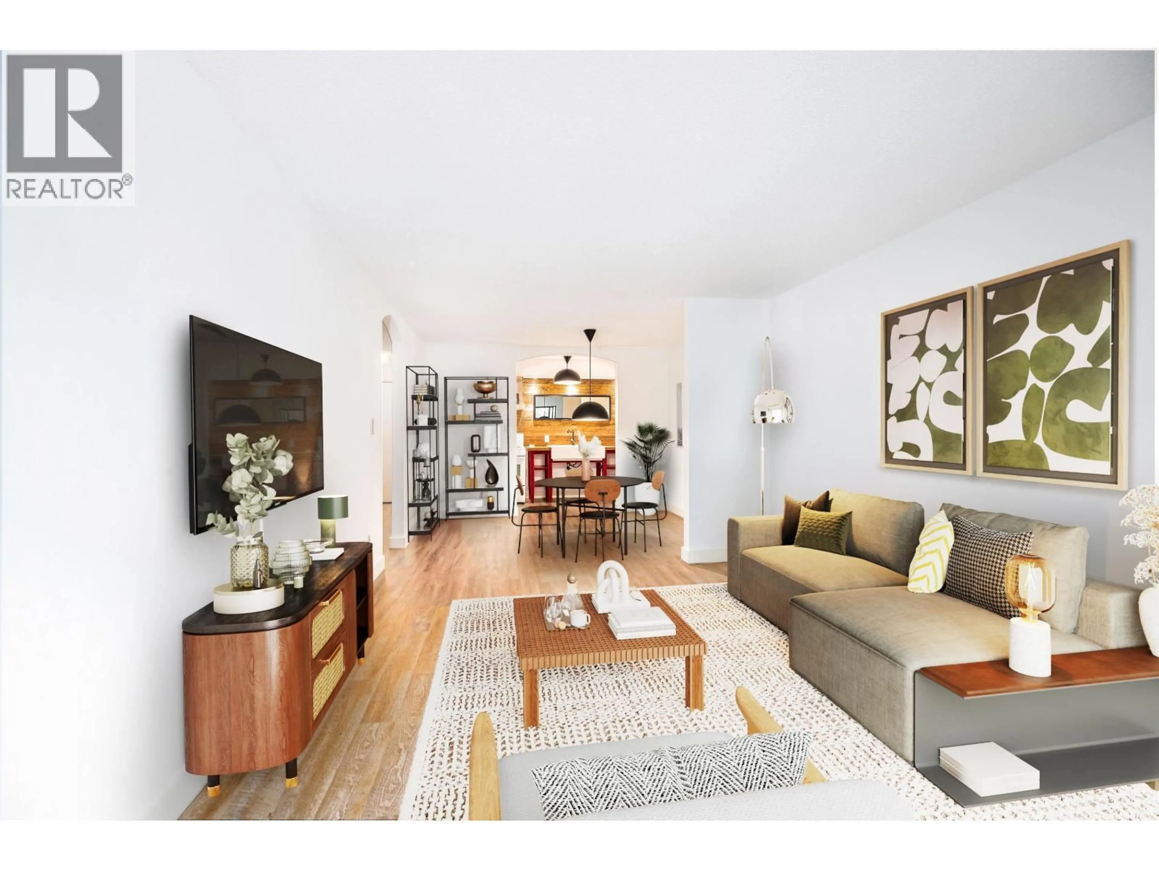 Living room with furniture, wood/laminate floor for 201 - 1515 5TH AVENUE, Vancouver British Columbia V5N1L6