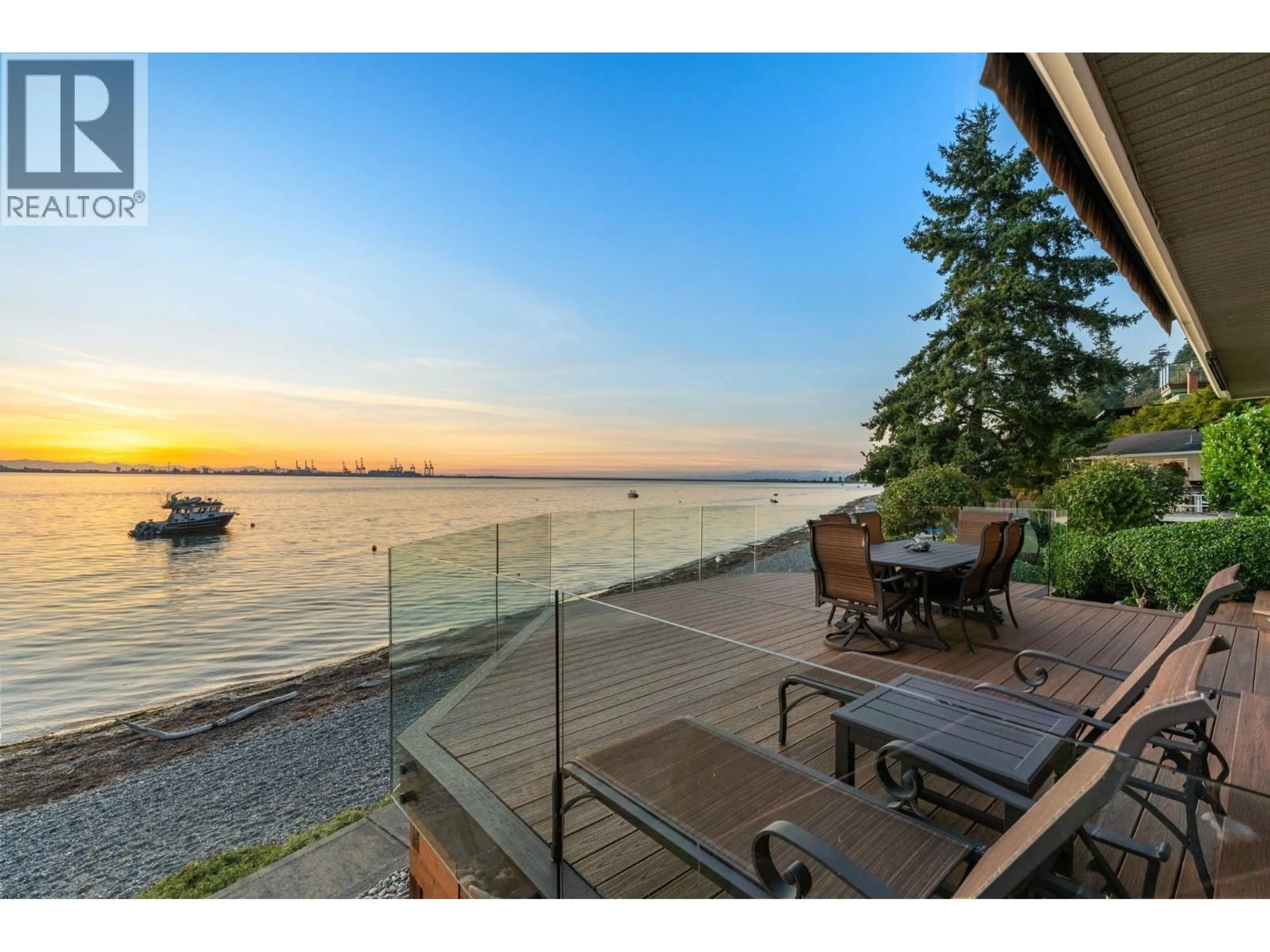 Patio, water/lake/river/ocean view for 330 TSAWWASSEN BEACH ROAD, Delta British Columbia V4M4C9