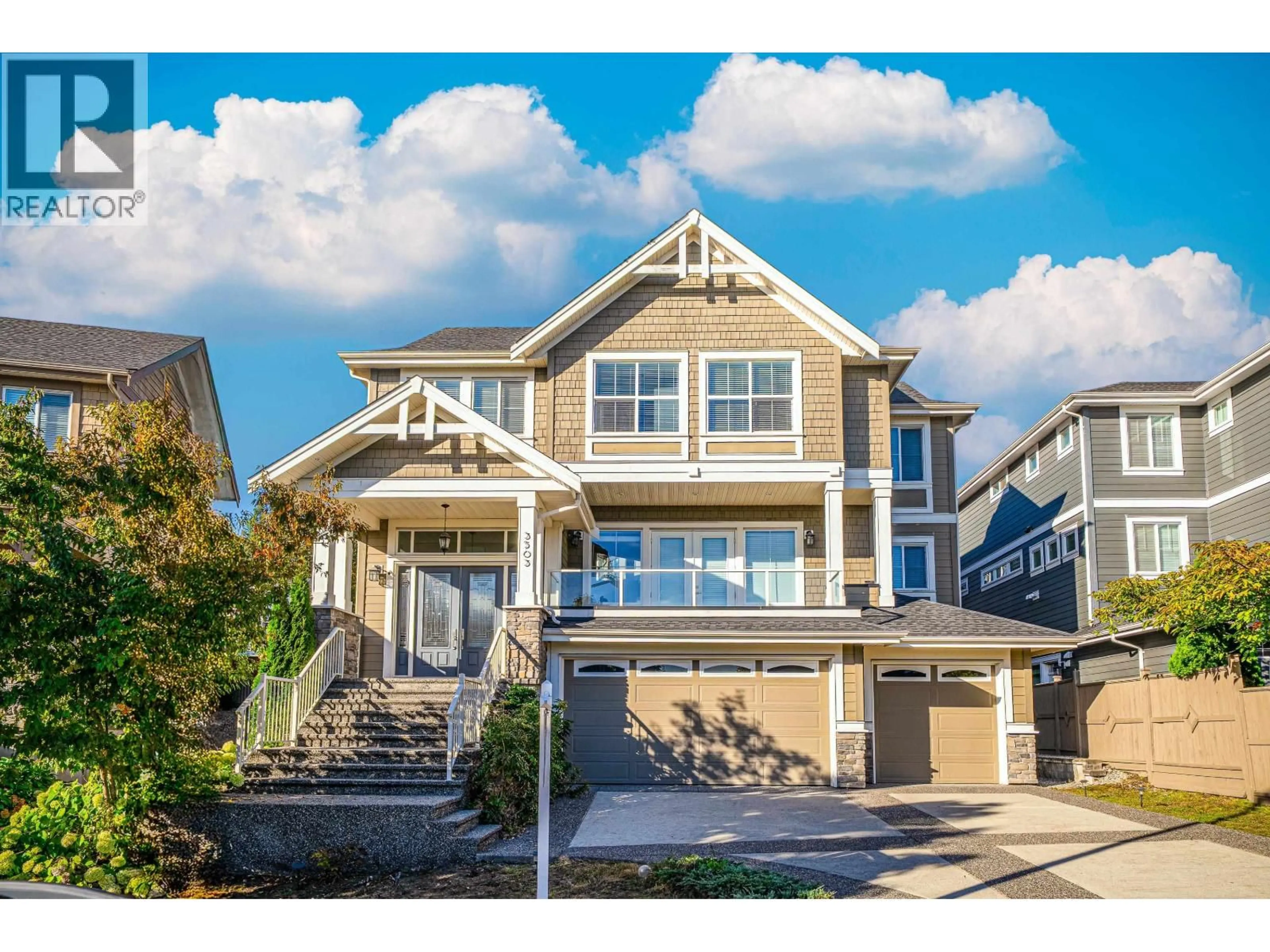 Home with vinyl exterior material, street for 3503 HADLEY WOOD, Coquitlam British Columbia V3E0K2