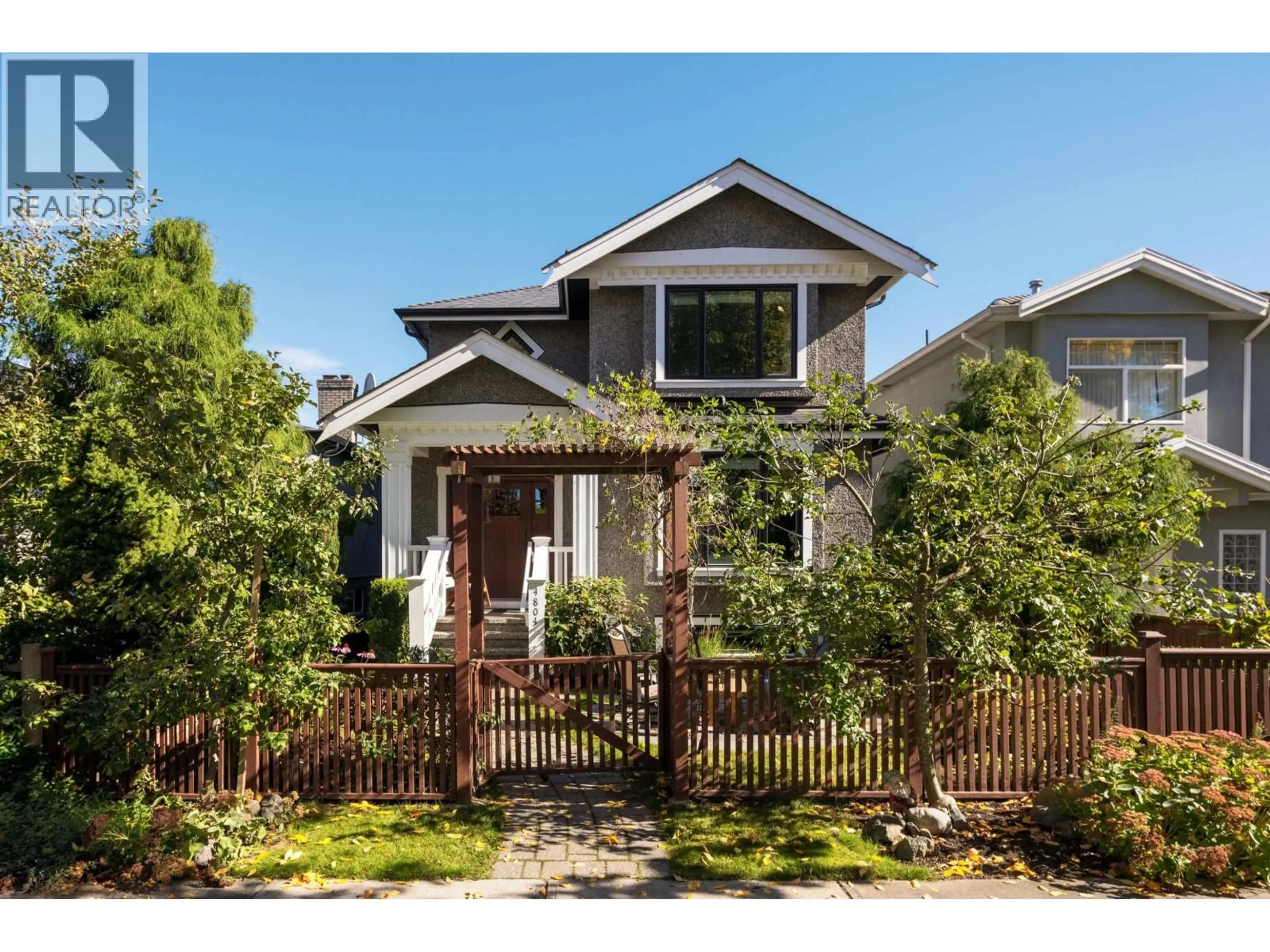 Home with brick exterior material, street for 4804 ELGIN STREET, Vancouver British Columbia V5V4S2