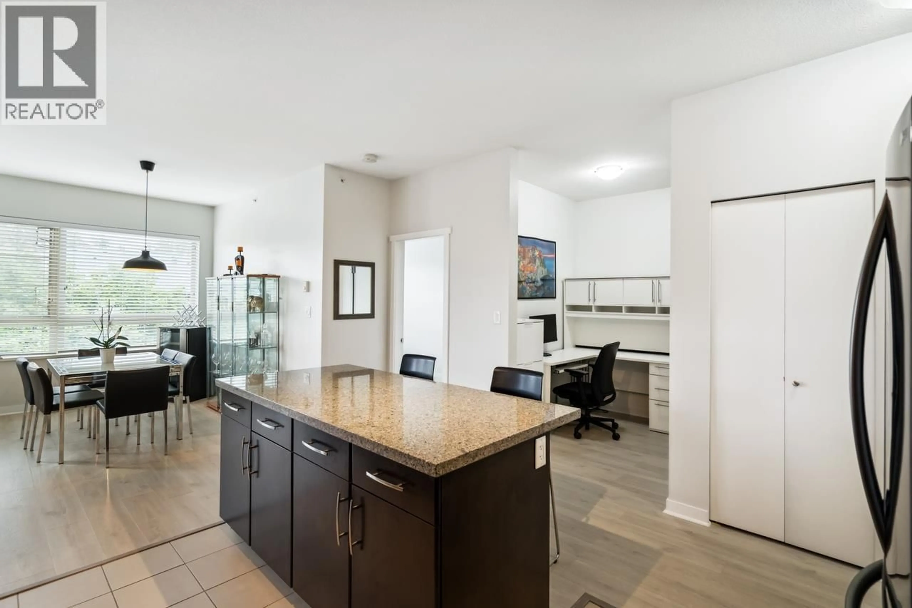 Open concept kitchen, ceramic/tile floor for 413 - 701 KLAHANIE DRIVE, Port Moody British Columbia V3H5L6