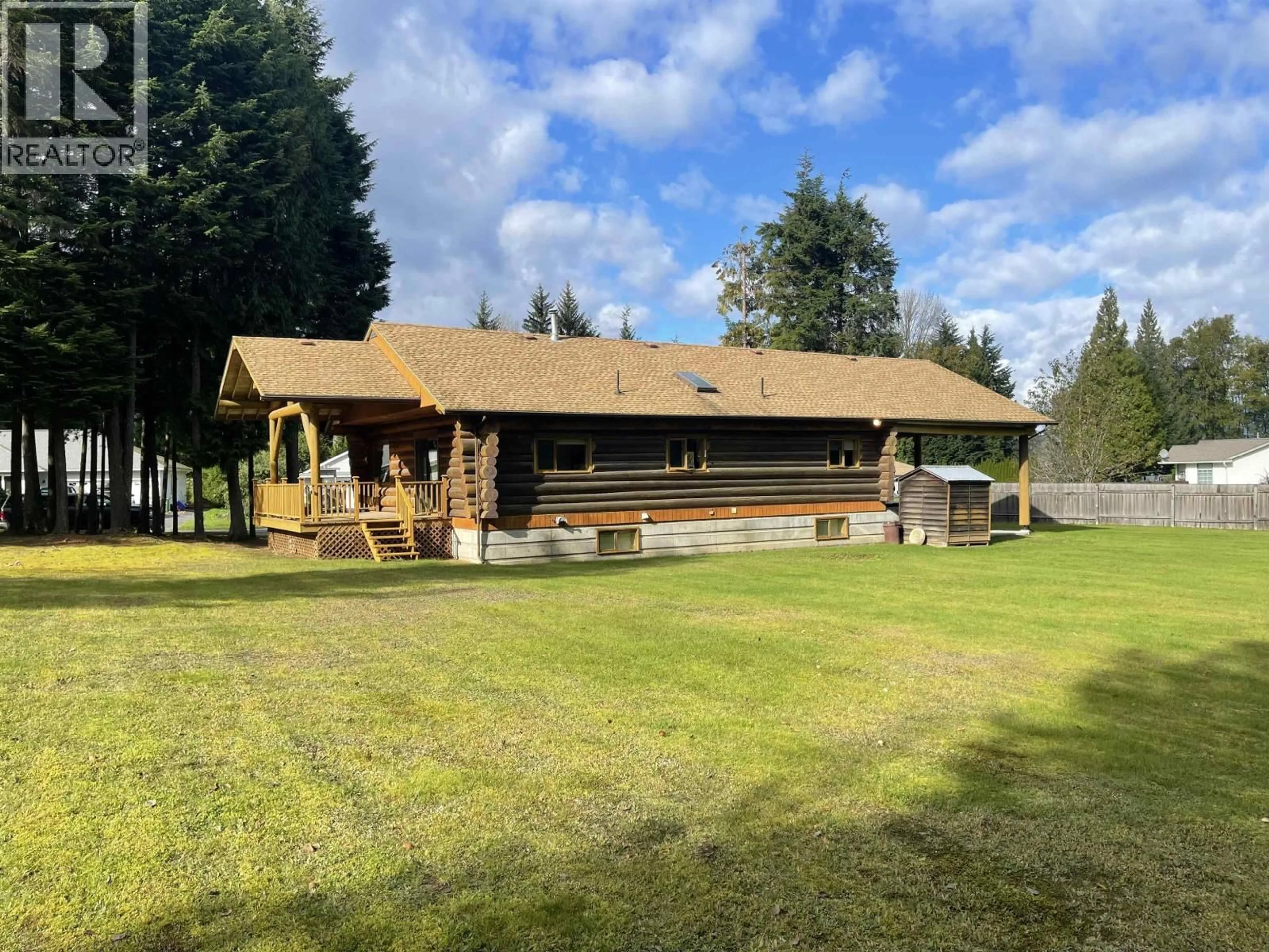 A pic from outside/outdoor area/front of a property/back of a property/a pic from drone, water/lake/river/ocean view for 3902 SPRING CREEK DRIVE, Terrace British Columbia V8G0C5