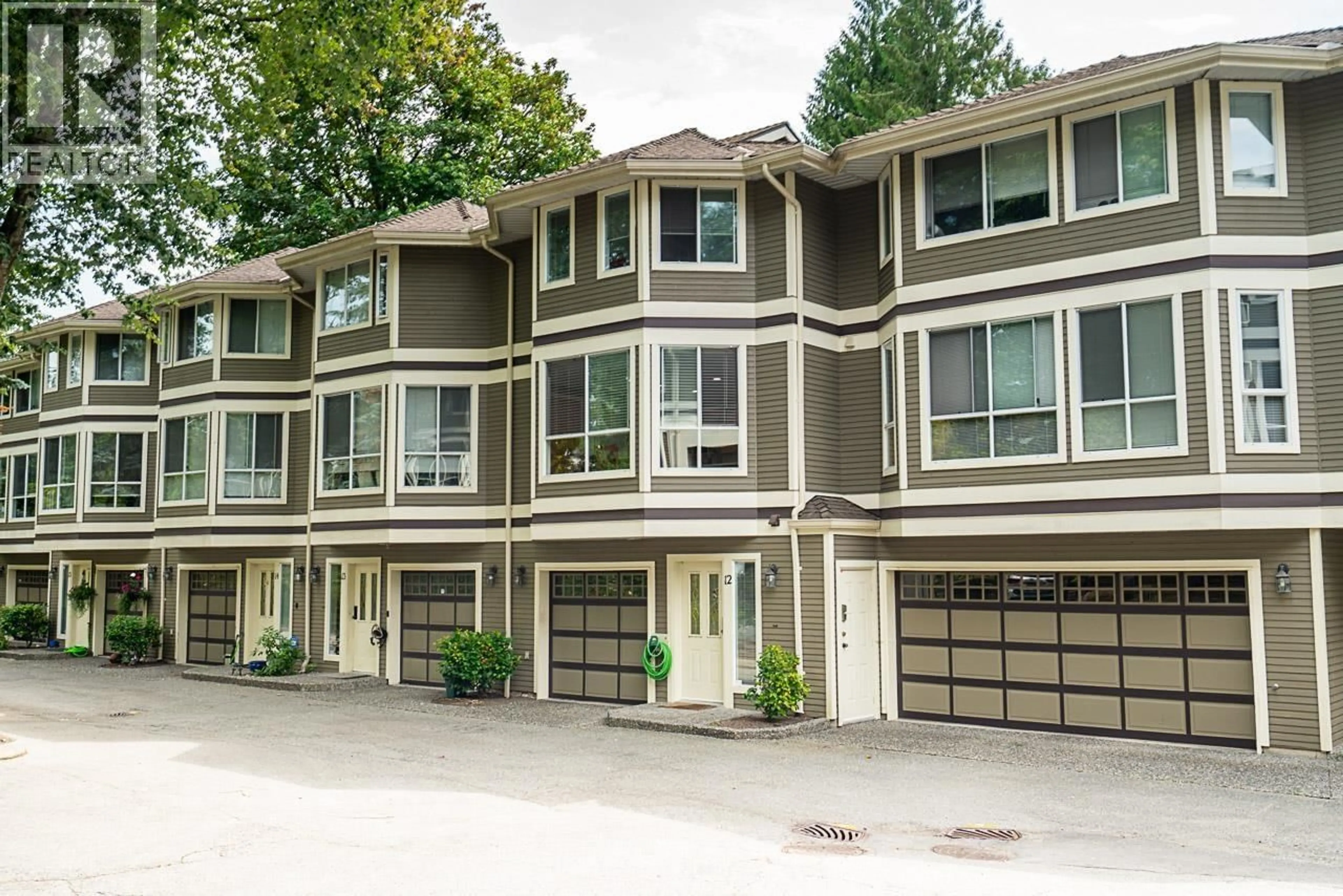 Home with vinyl exterior material, street for 12 - 3228 RALEIGH STREET, Port Coquitlam British Columbia V3C3J5
