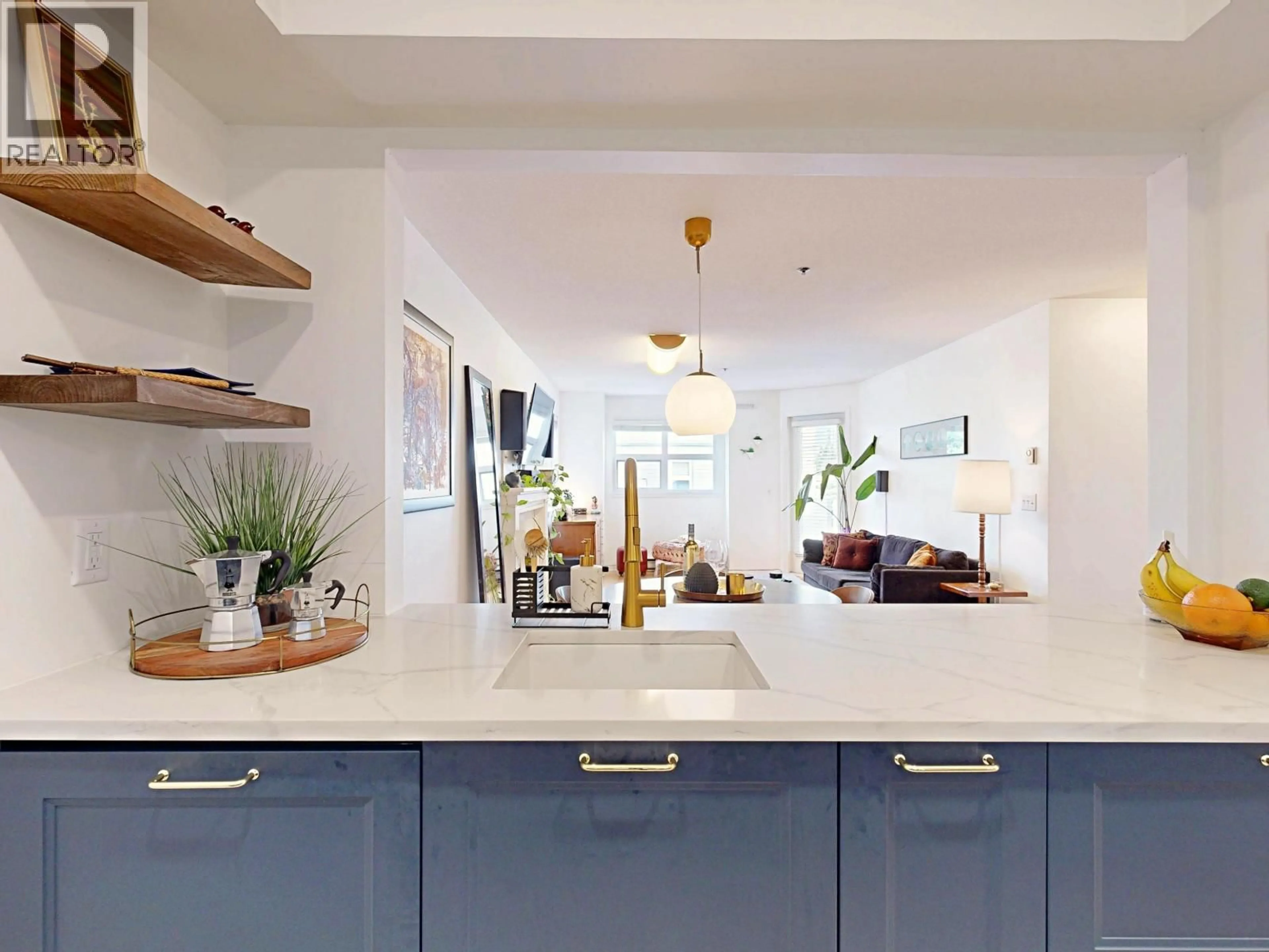 Open concept kitchen, ceramic/tile floor for 203 - 1515 6TH AVENUE, Vancouver British Columbia V5N1P2