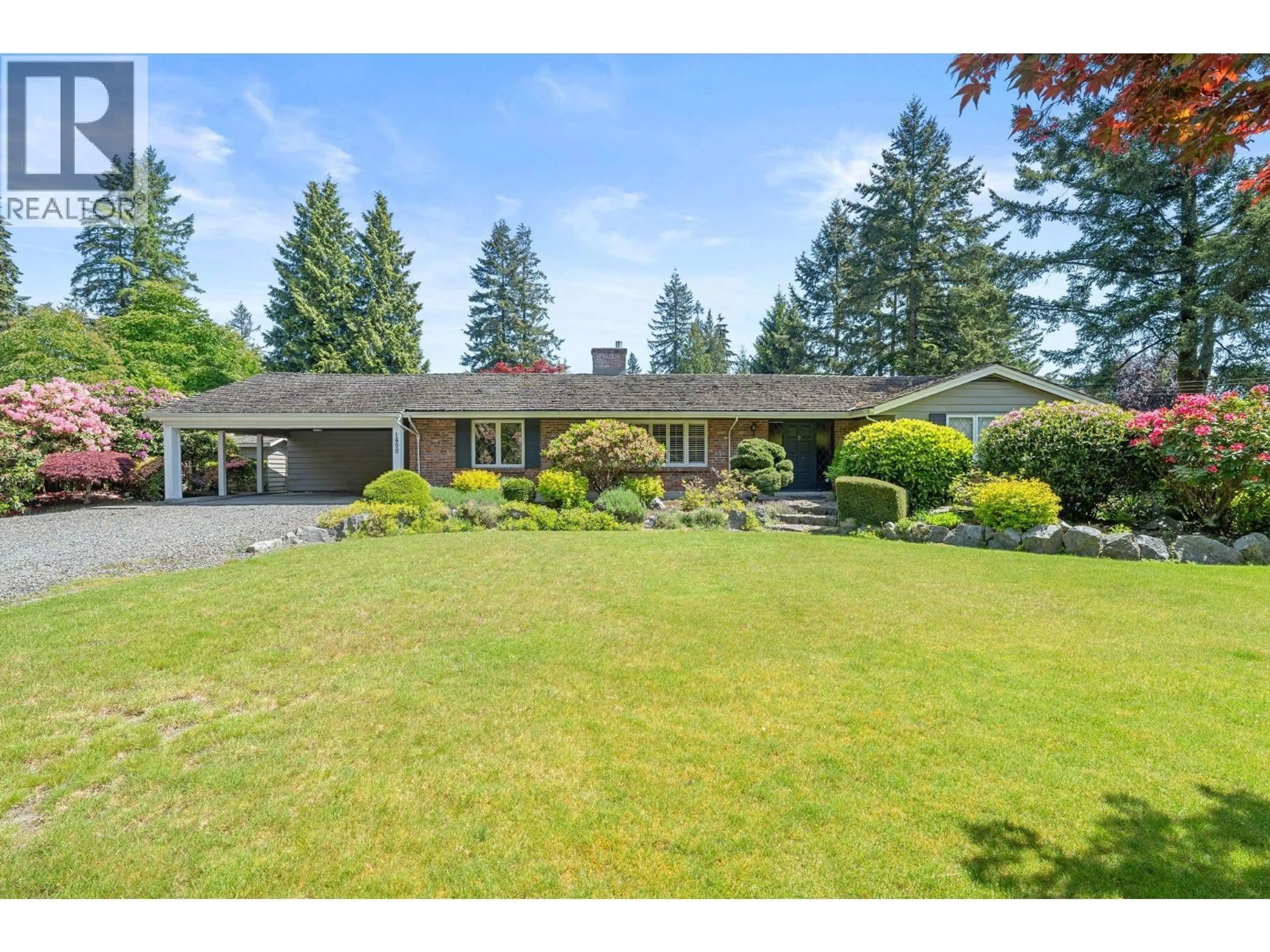 A pic from outside/outdoor area/front of a property/back of a property/a pic from drone, unknown for 1488 BERKLEY ROAD, North Vancouver British Columbia V7H1Y7