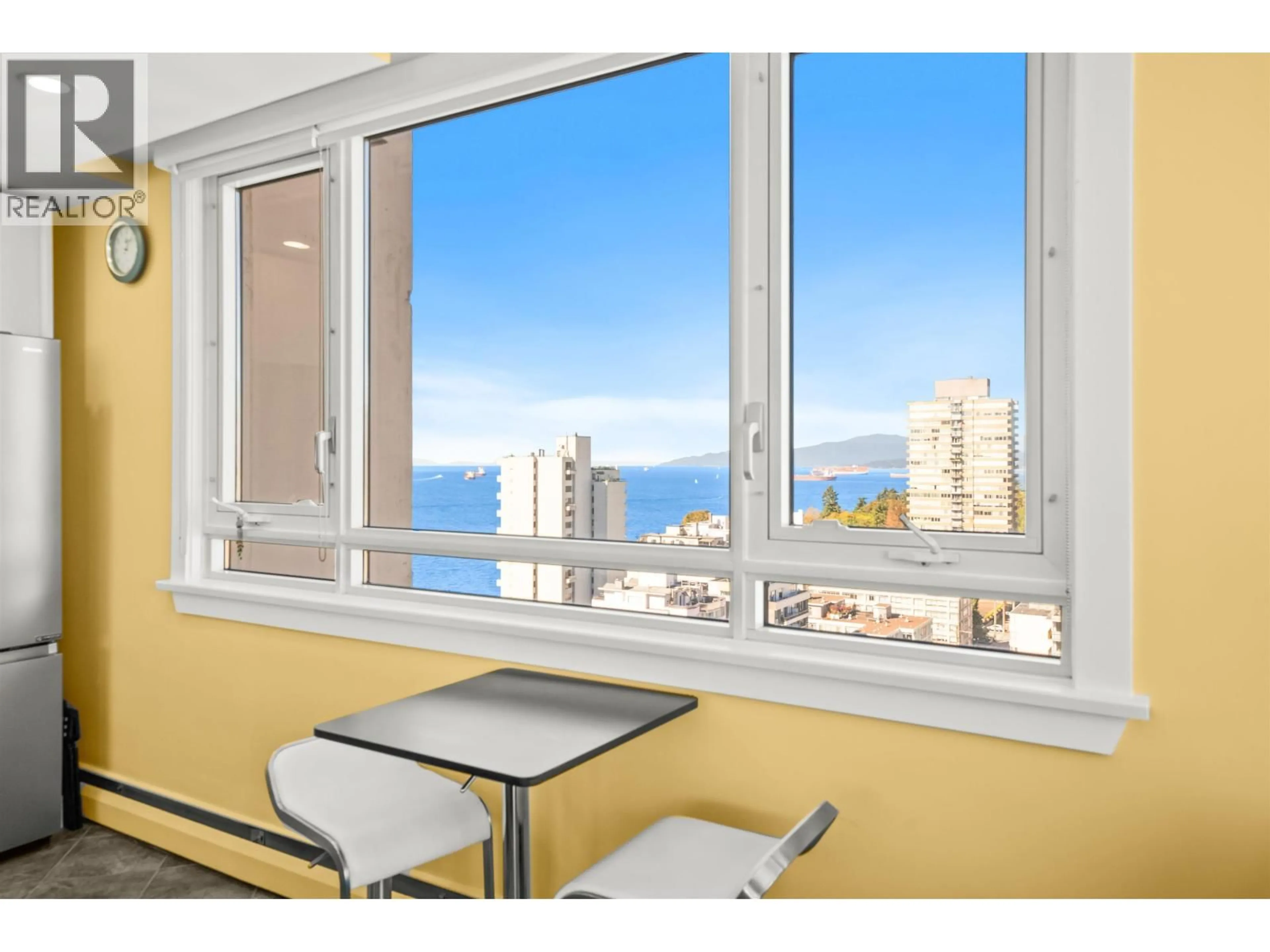 Balcony in the apartment, water/lake/river/ocean view for 2006 - 1850 COMOX STREET, Vancouver British Columbia V6G1R3