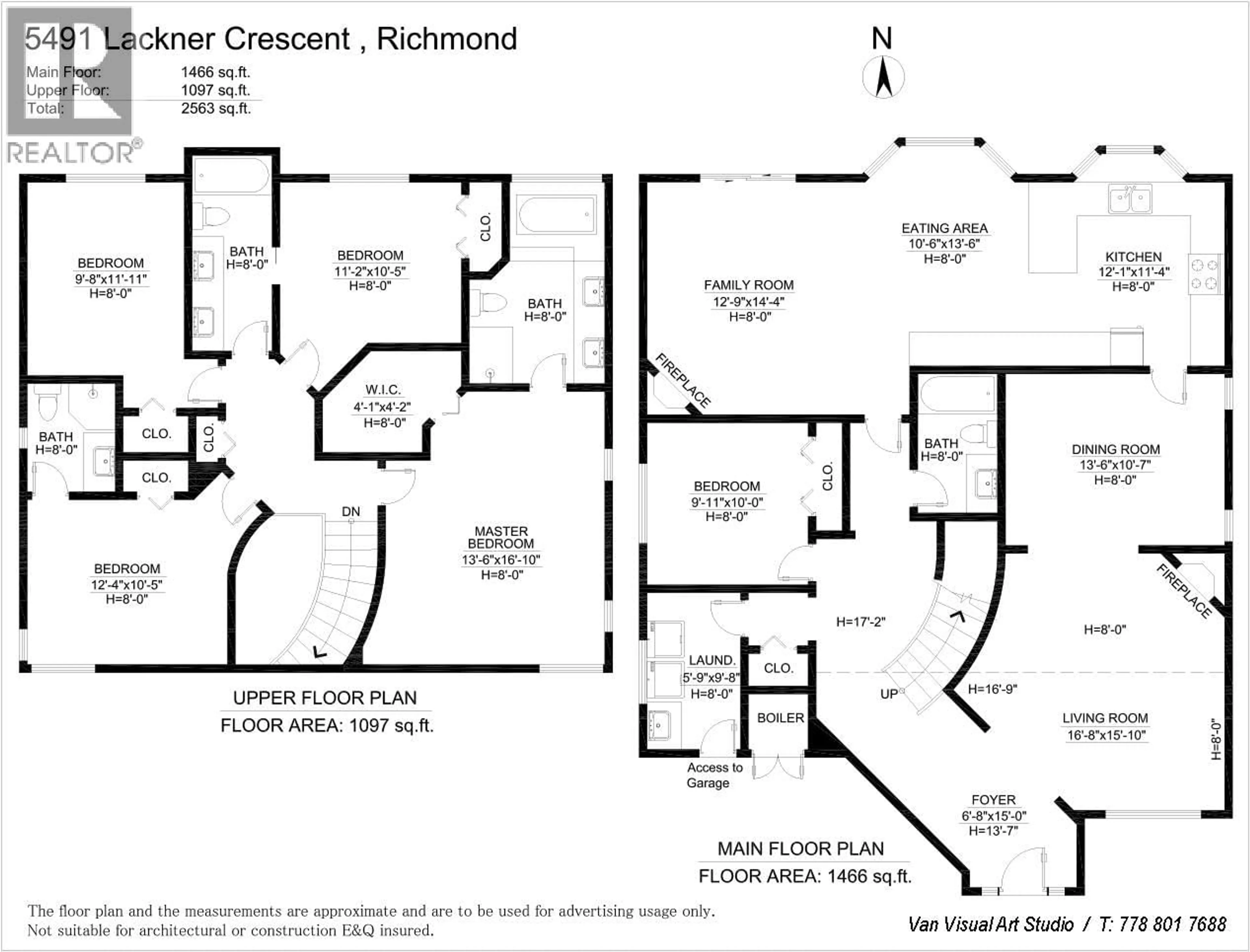 Floor plan for 5491 LACKNER CRESCENT, Richmond British Columbia V7E6A4