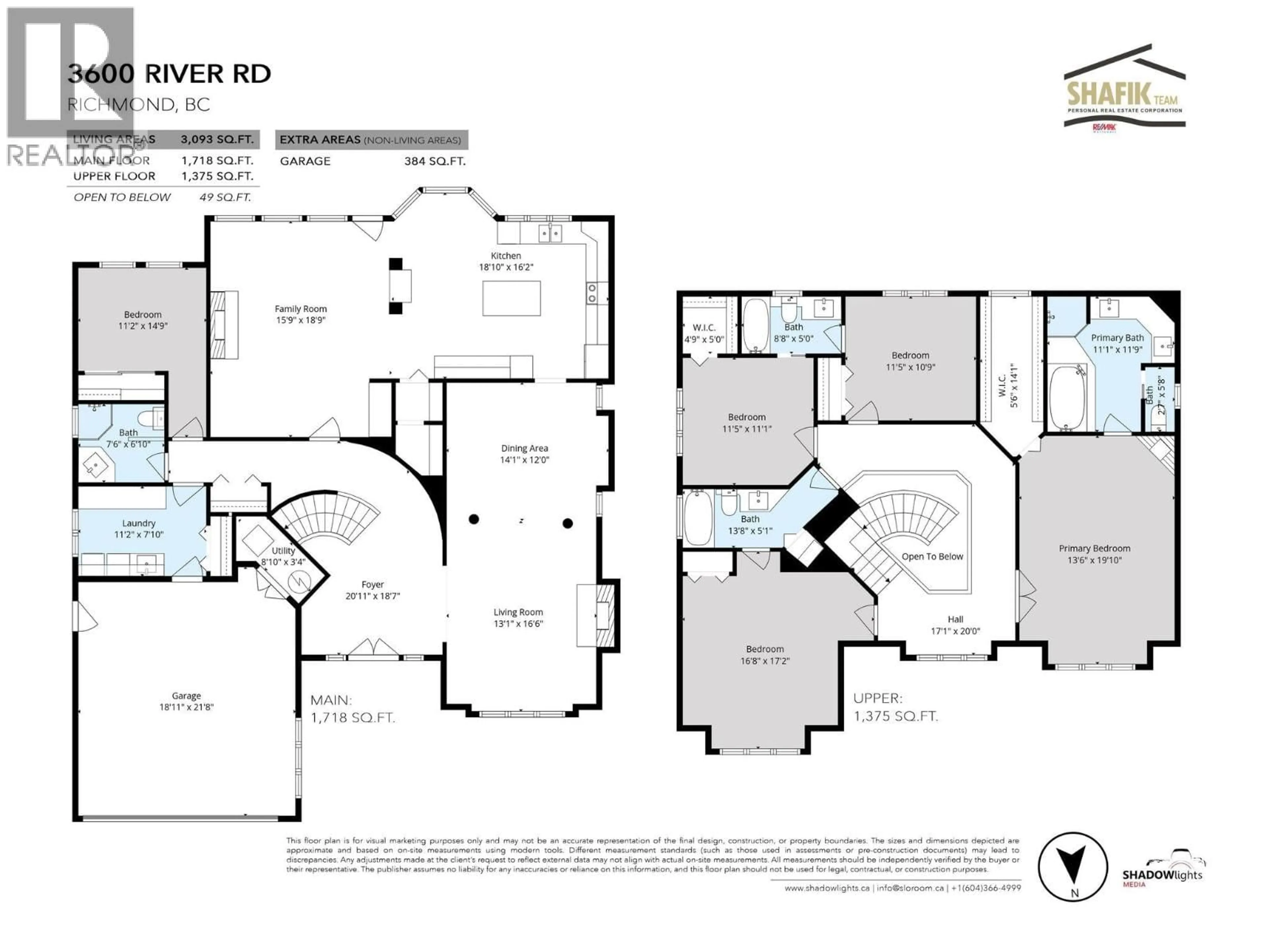 Floor plan for 3600 RIVER ROAD, Richmond British Columbia V7C5M5