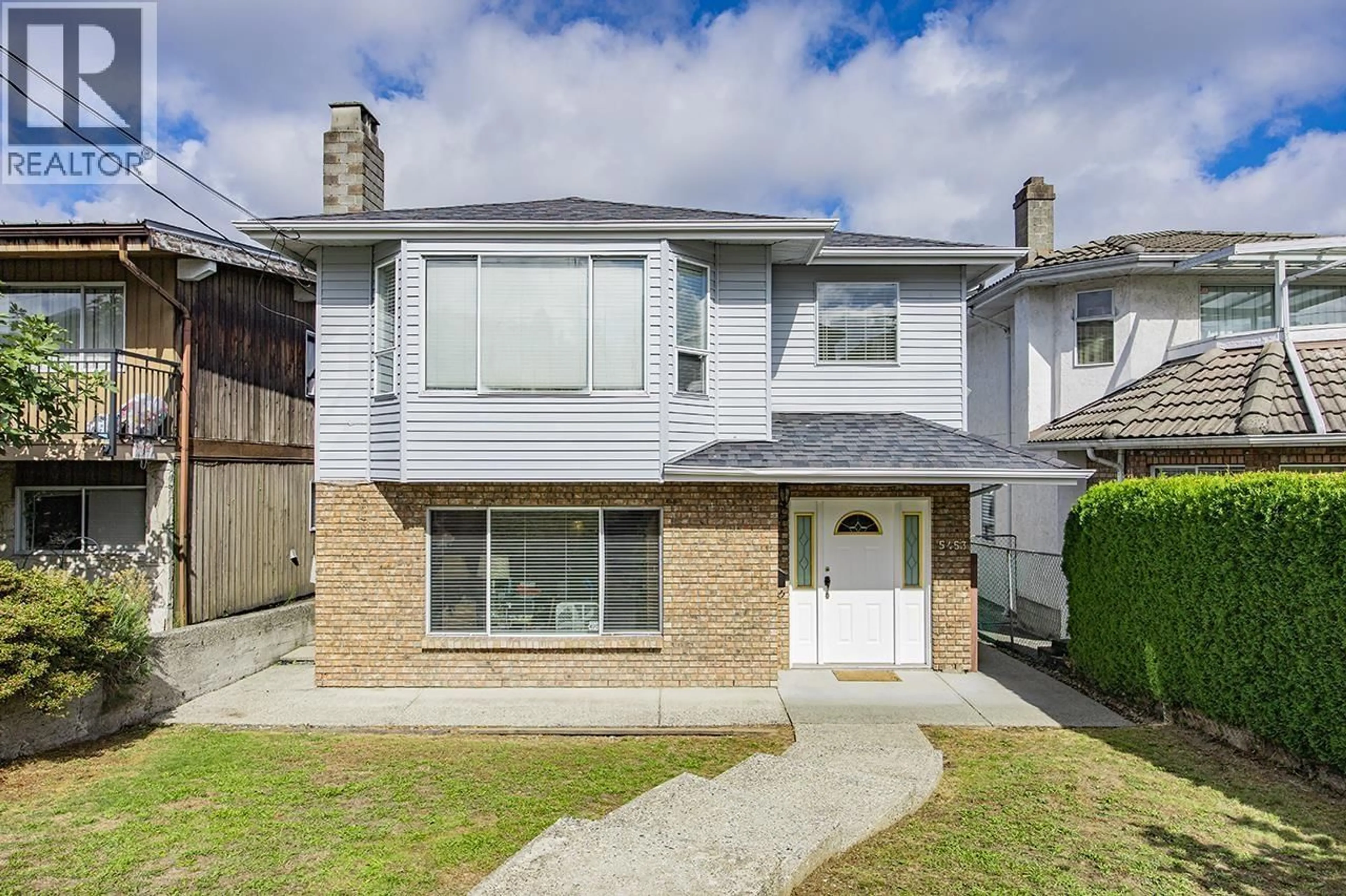Home with brick exterior material, street for 5453 NORFOLK STREET, Burnaby British Columbia V5G1G3