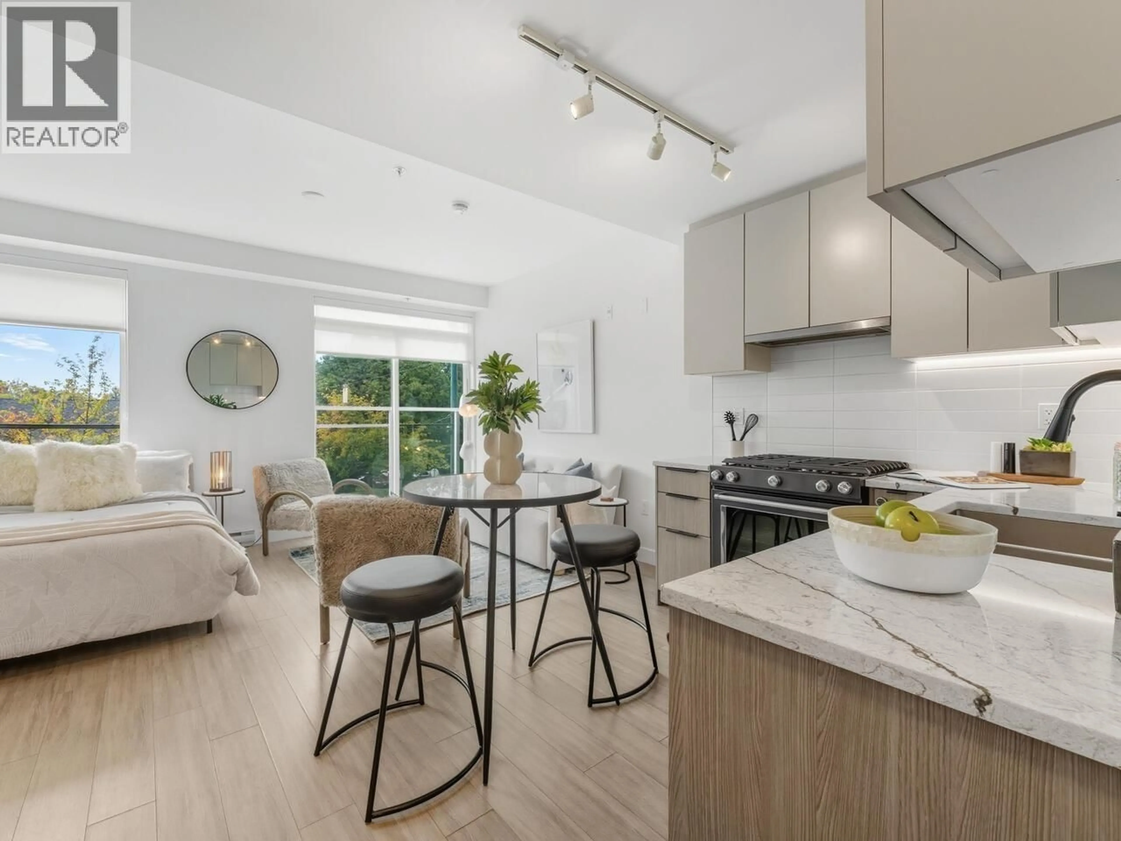 Open concept kitchen, unknown for 208 - 2408 GRANT STREET, Vancouver British Columbia V5K3G4