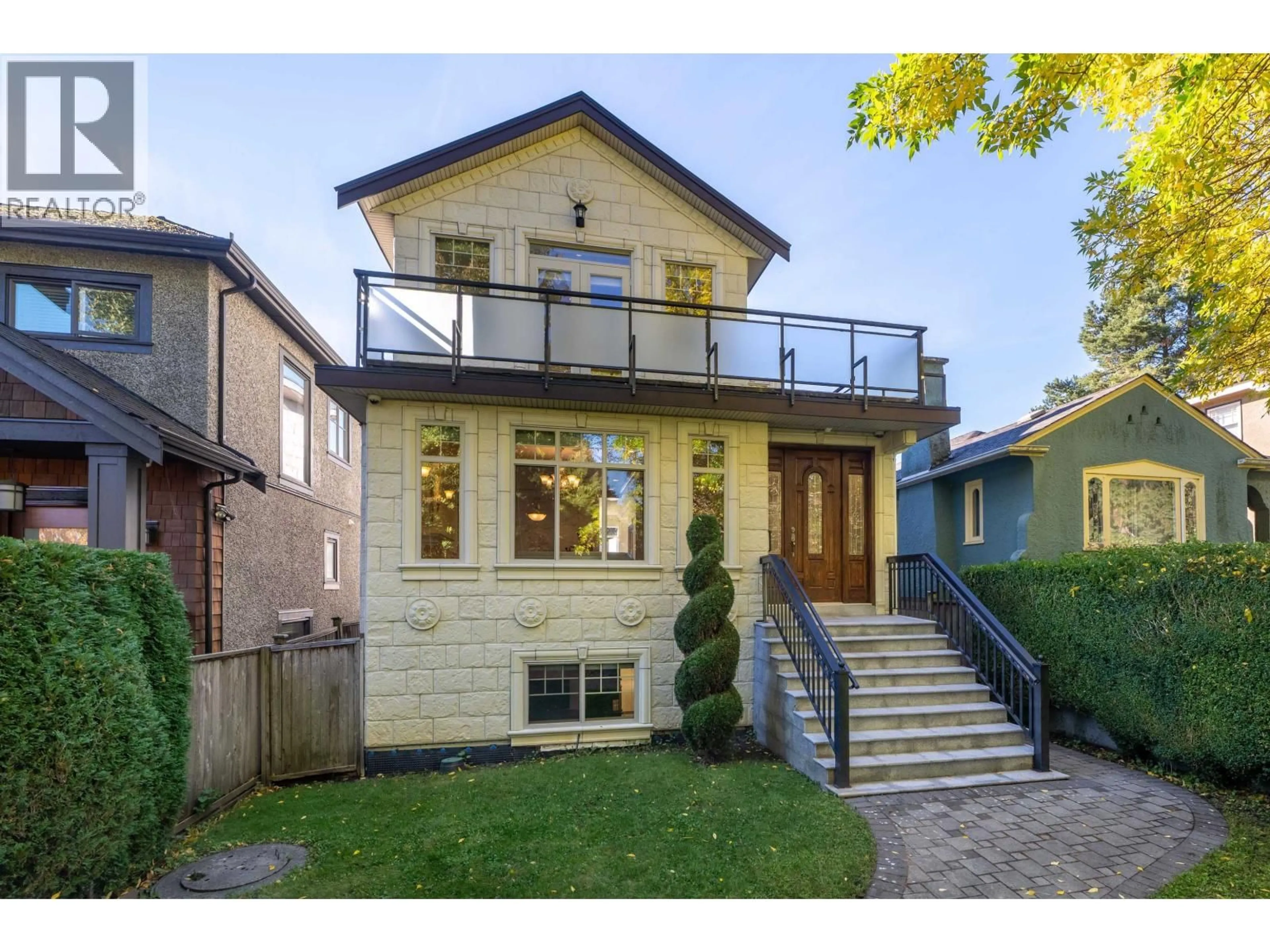 Home with brick exterior material, street for 3716 17TH AVENUE, Vancouver British Columbia V6S1A2