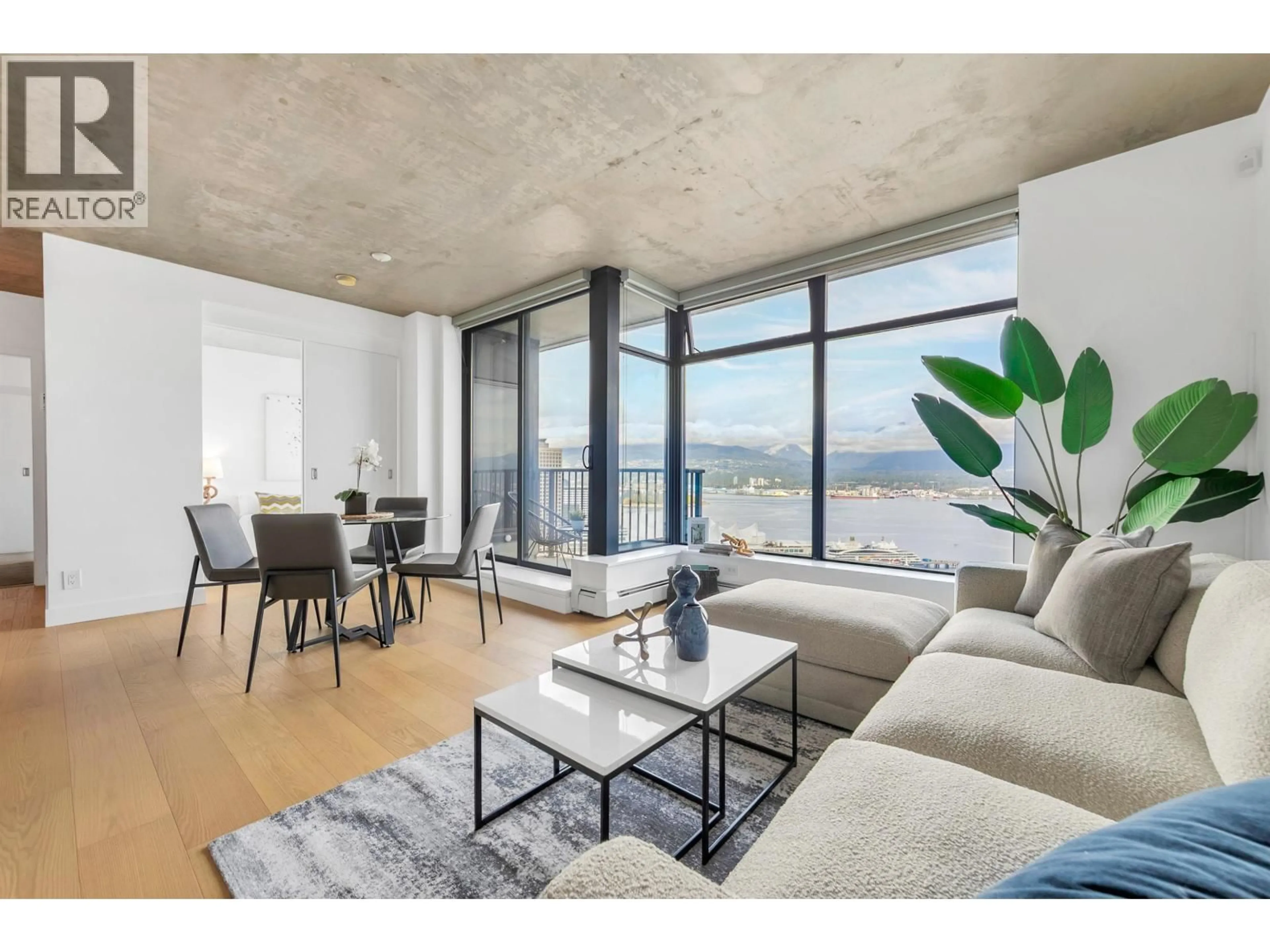 Living room with furniture, unknown for 3901 - 128 CORDOVA STREET, Vancouver British Columbia V6B0E6