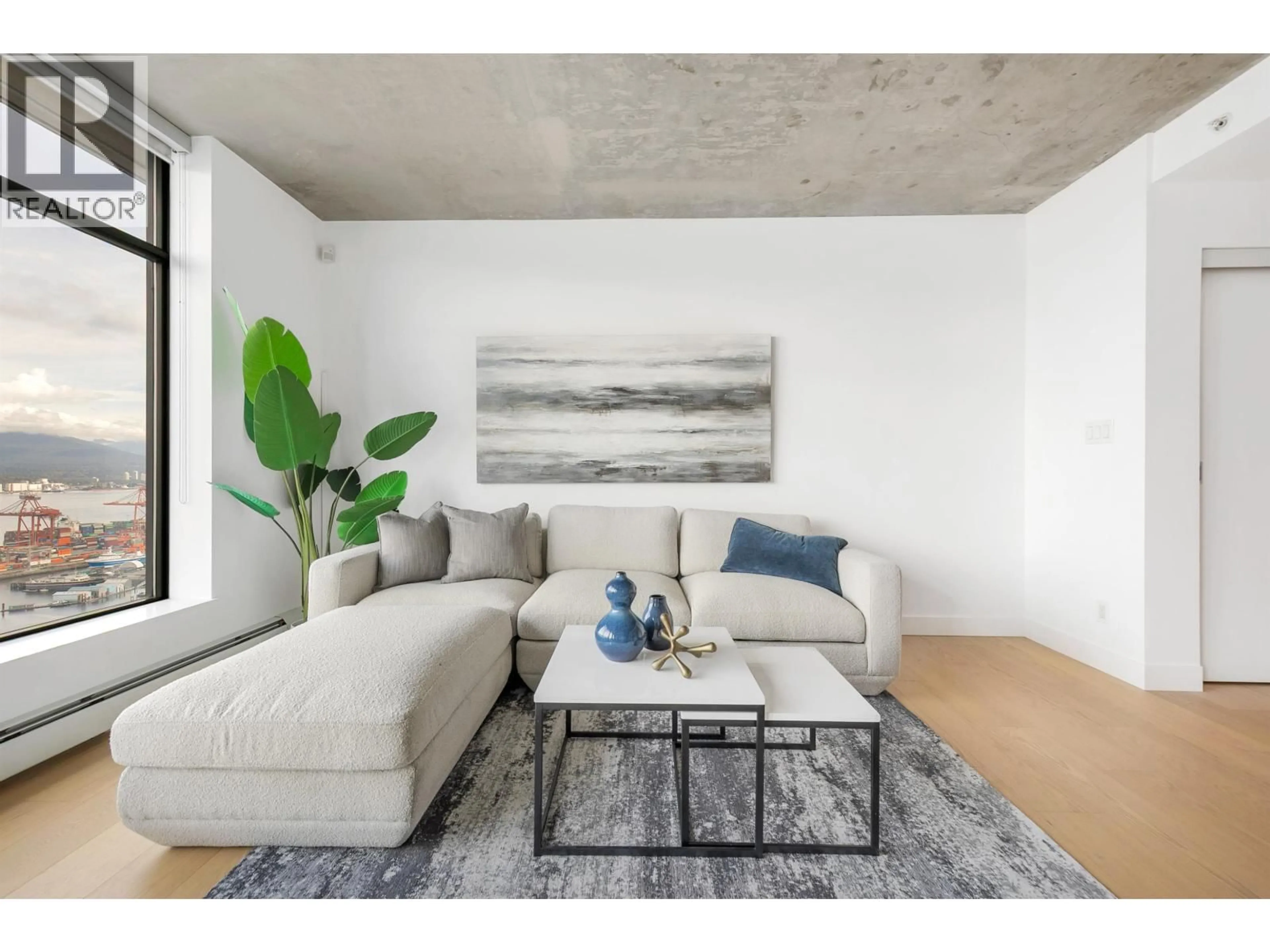 Living room with furniture, unknown for 3901 - 128 CORDOVA STREET, Vancouver British Columbia V6B0E6