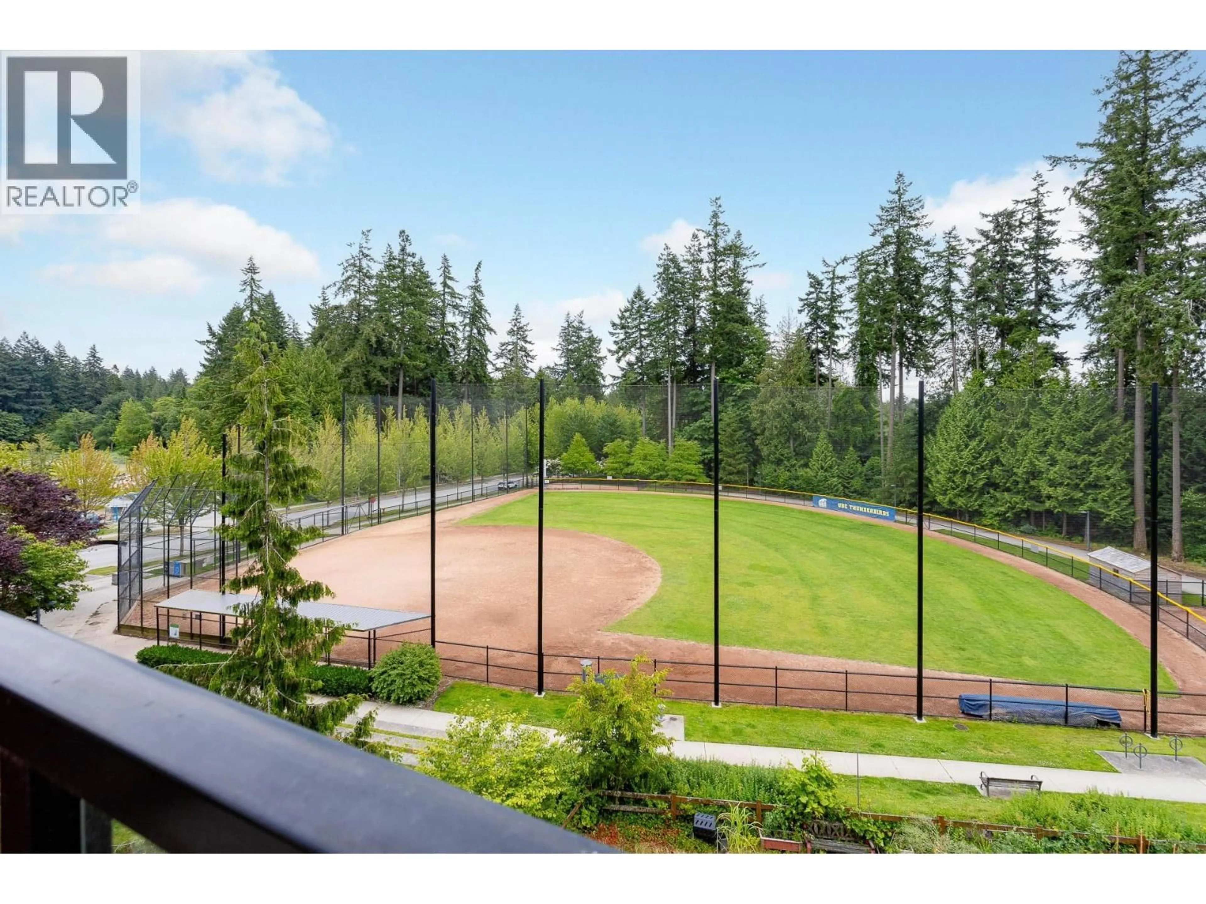 Patio, forest/trees view for 412 - 3581 ROSS DRIVE, Vancouver British Columbia V6S0K5