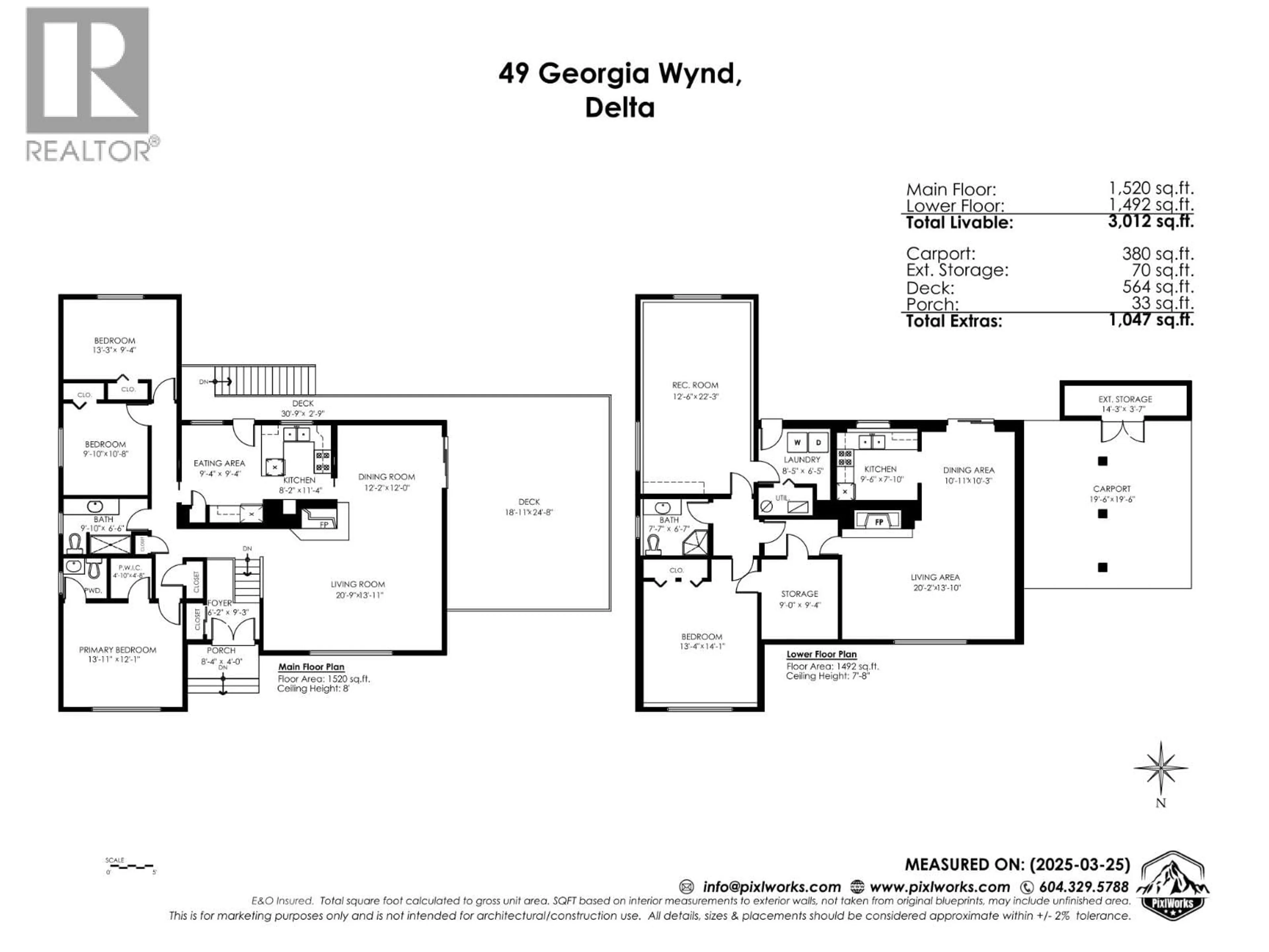 Floor plan for 49 GEORGIA WYND, Delta British Columbia V4M1A6