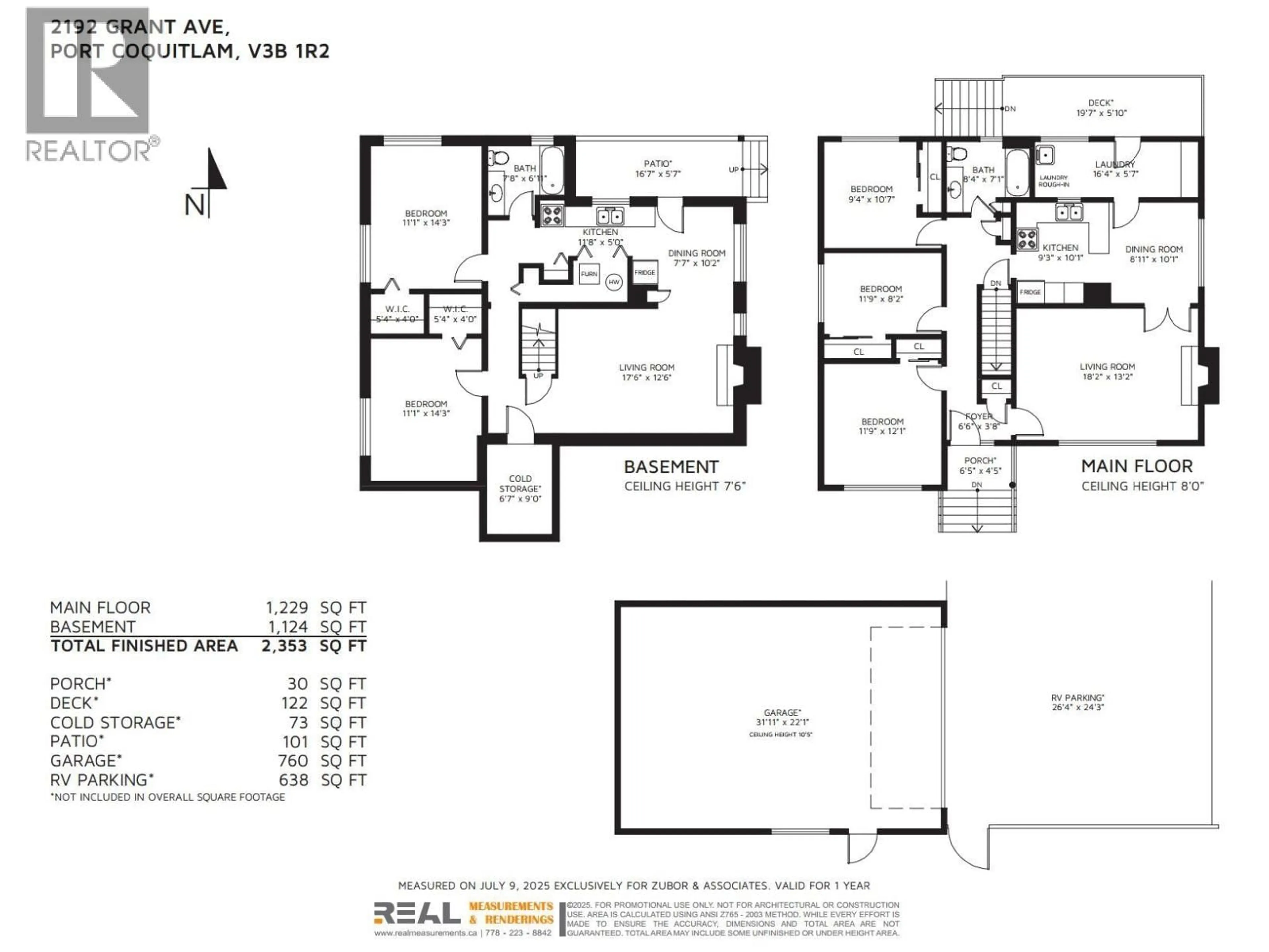 Floor plan for 2192 GRANT AVENUE, Port Coquitlam British Columbia V3B1R2