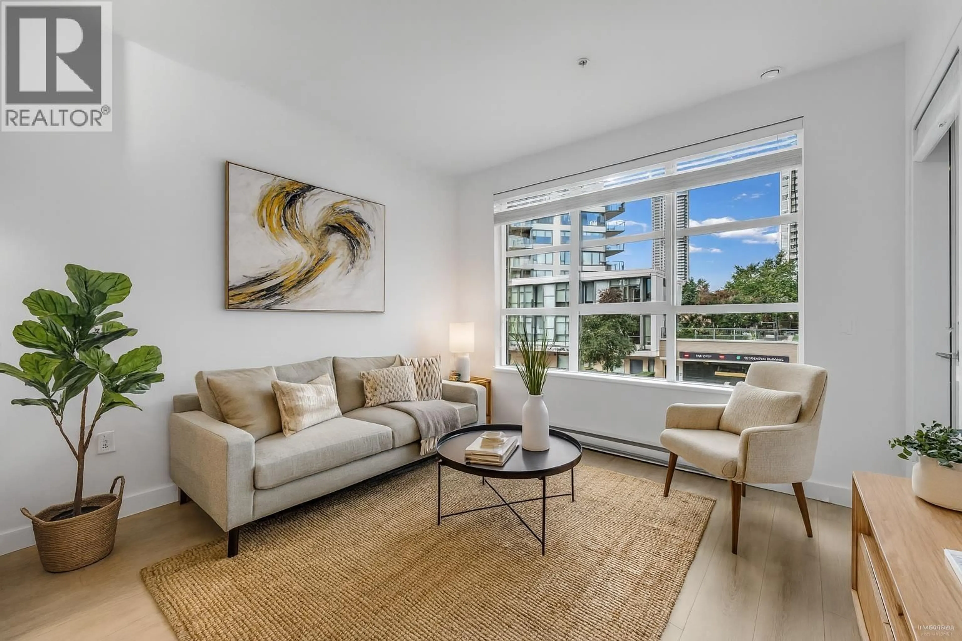 Living room with furniture, unknown for 210 - 603 REGAN AVENUE, Coquitlam British Columbia V3J0K2