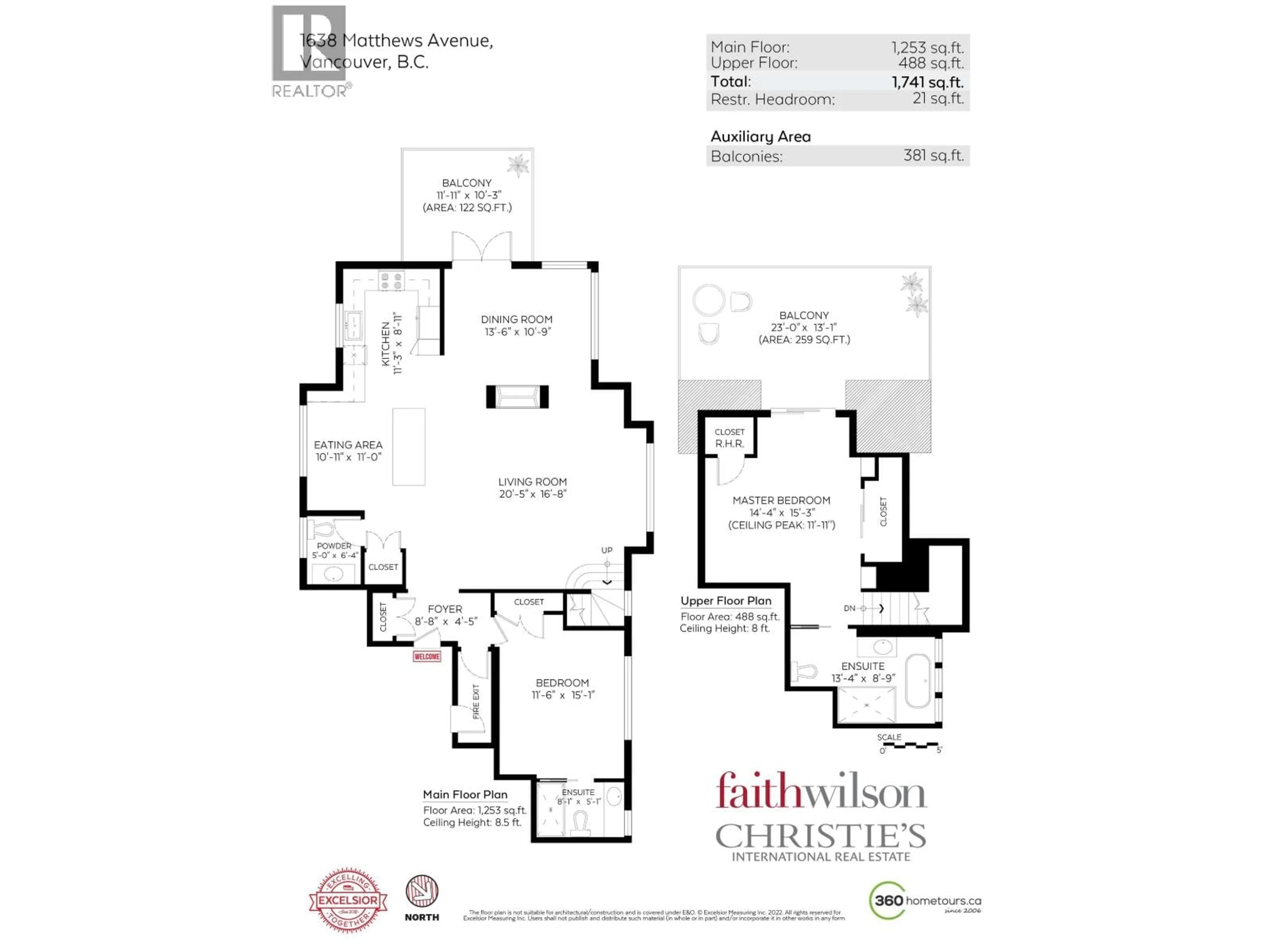 Floor plan for 1638 MATTHEWS AVENUE, Vancouver British Columbia V6J2T2