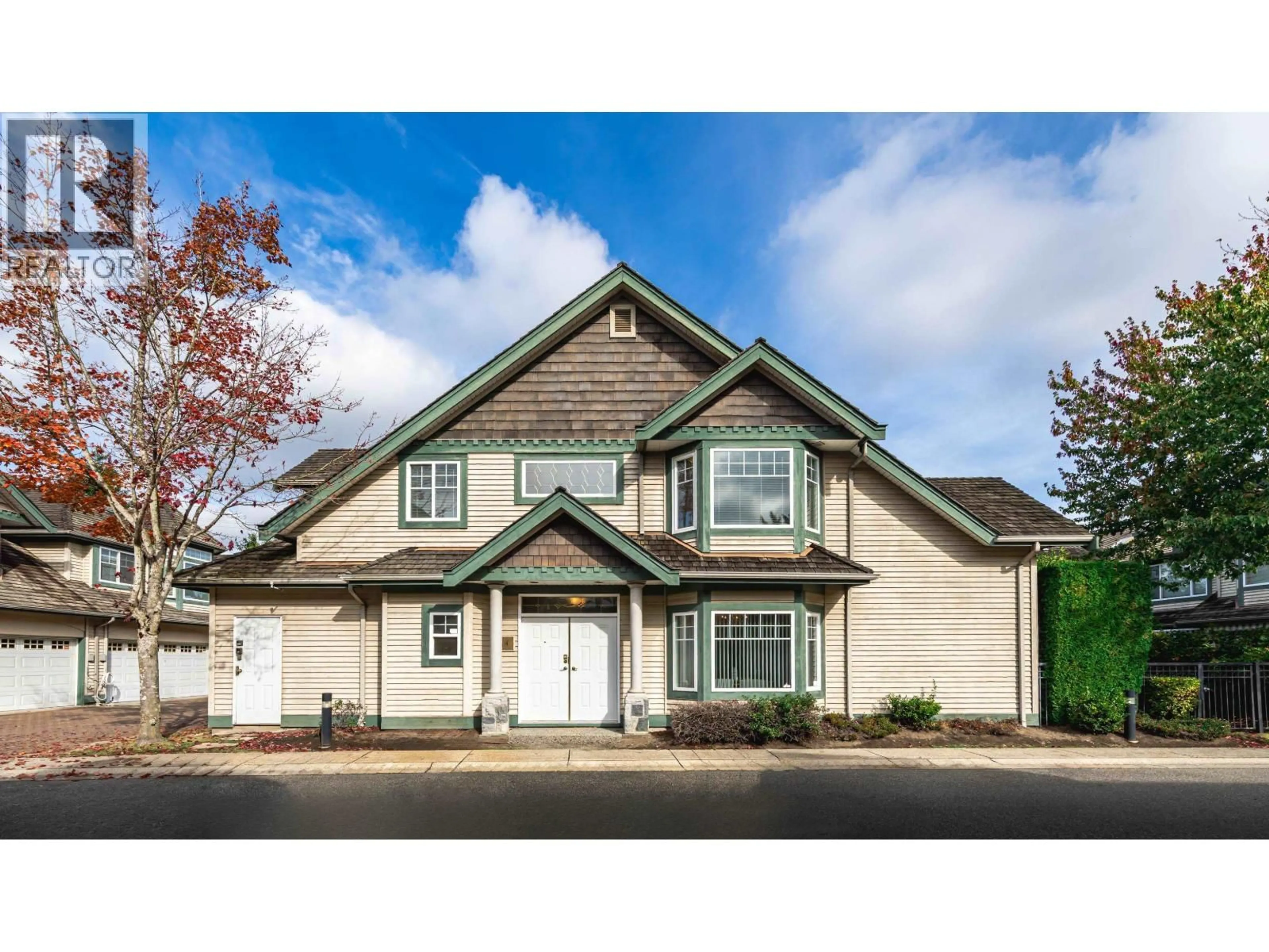 Home with vinyl exterior material, street for 4 - 7600 BLUNDELL ROAD, Richmond British Columbia V6Y4E1
