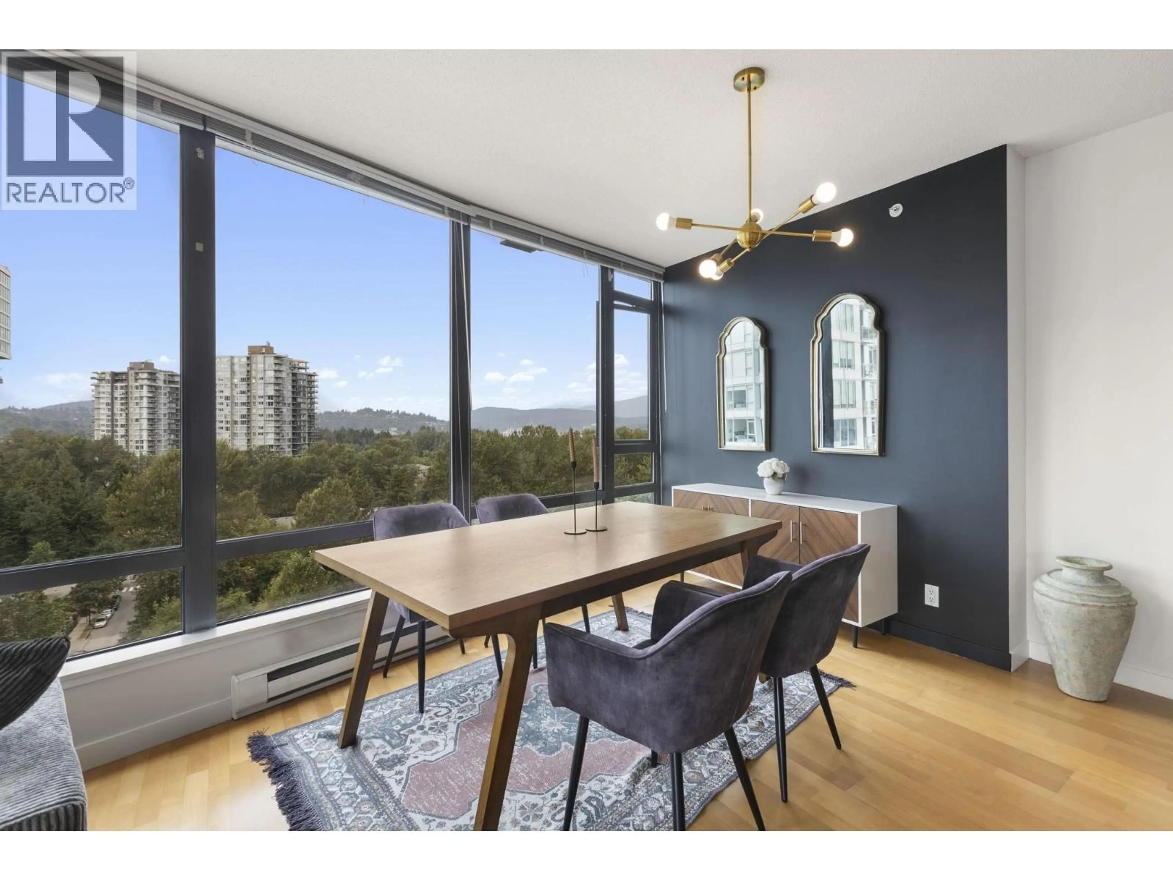 Dining room, wood/laminate floor for 1104 - 400 CAPILANO ROAD, Port Moody British Columbia V3H0E1