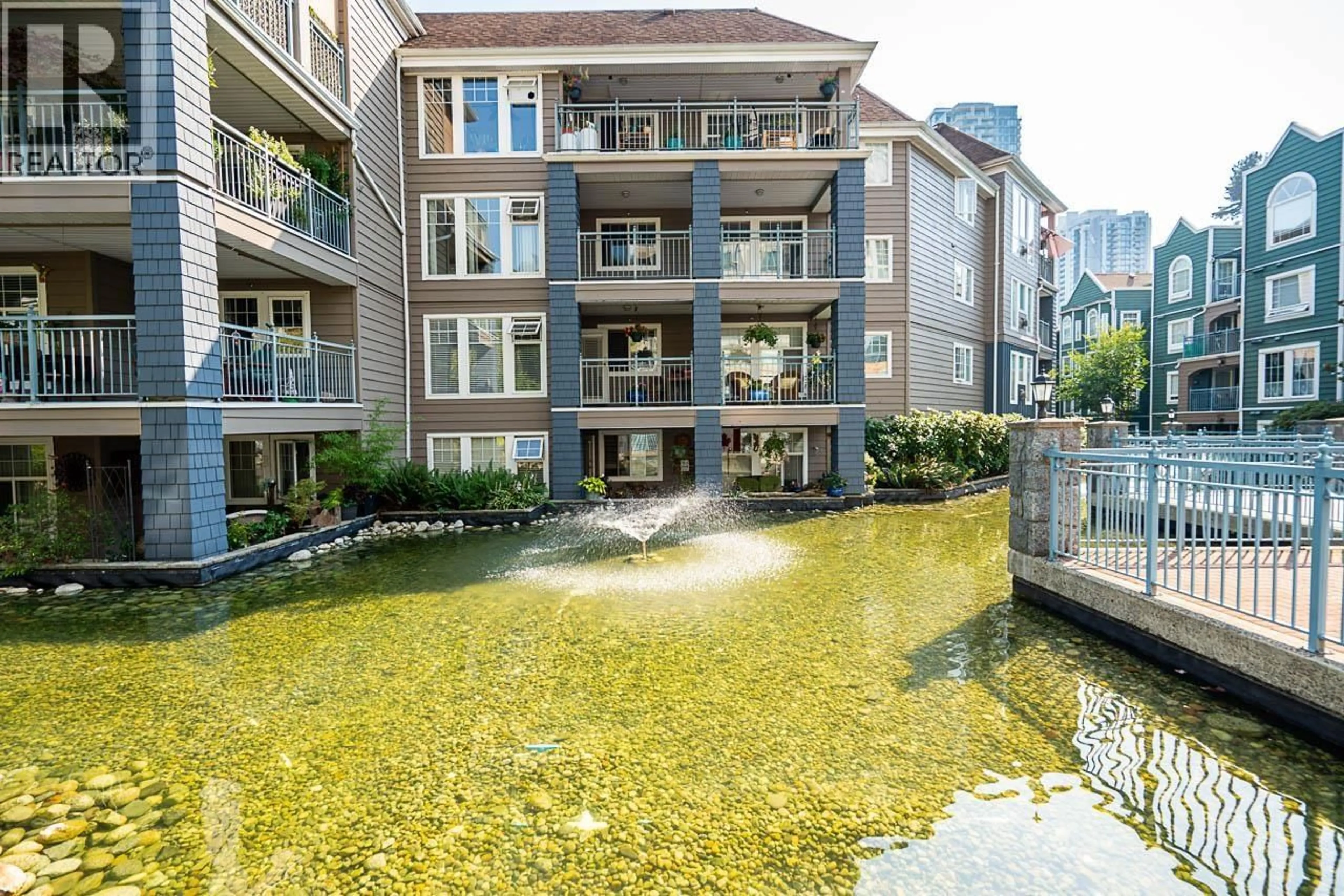 Patio, water/lake/river/ocean view for 215 - 3075 PRIMROSE LANE, Coquitlam British Columbia V3B7S2