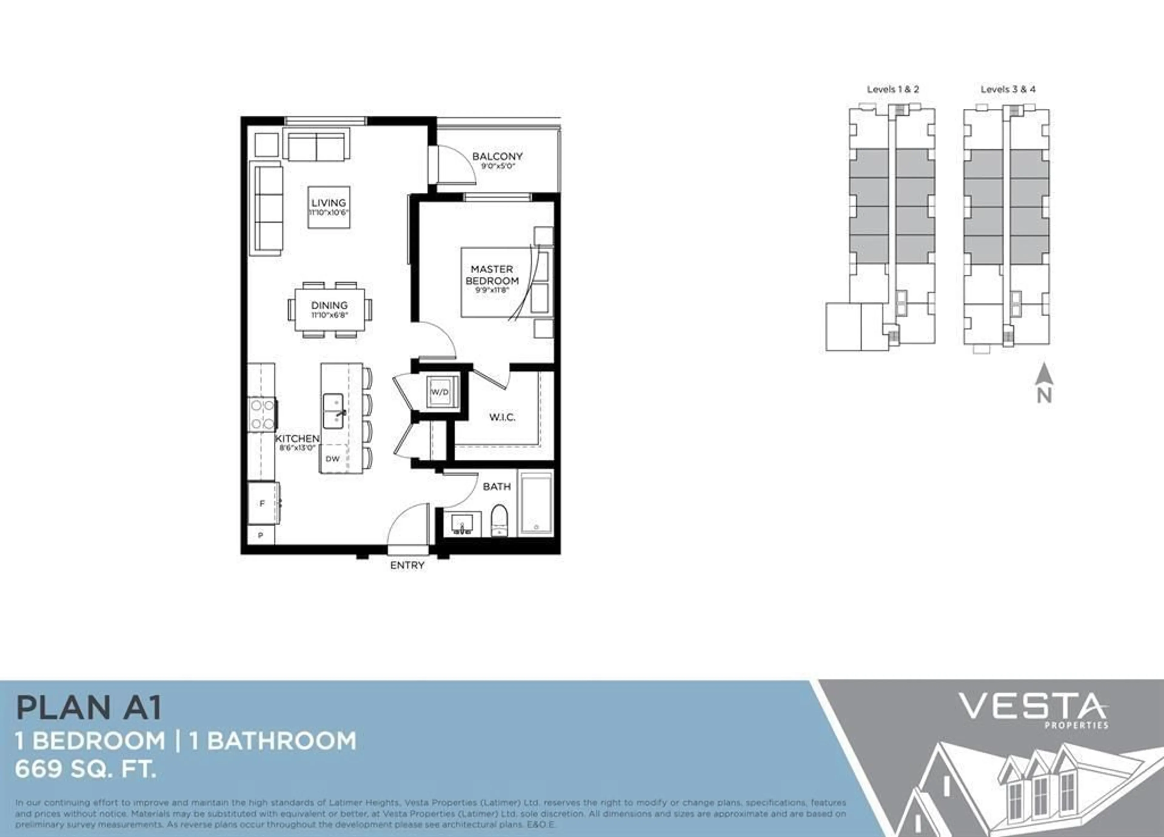Floor plan for A211 - 20078 85, Langley British Columbia V2Y3Z2