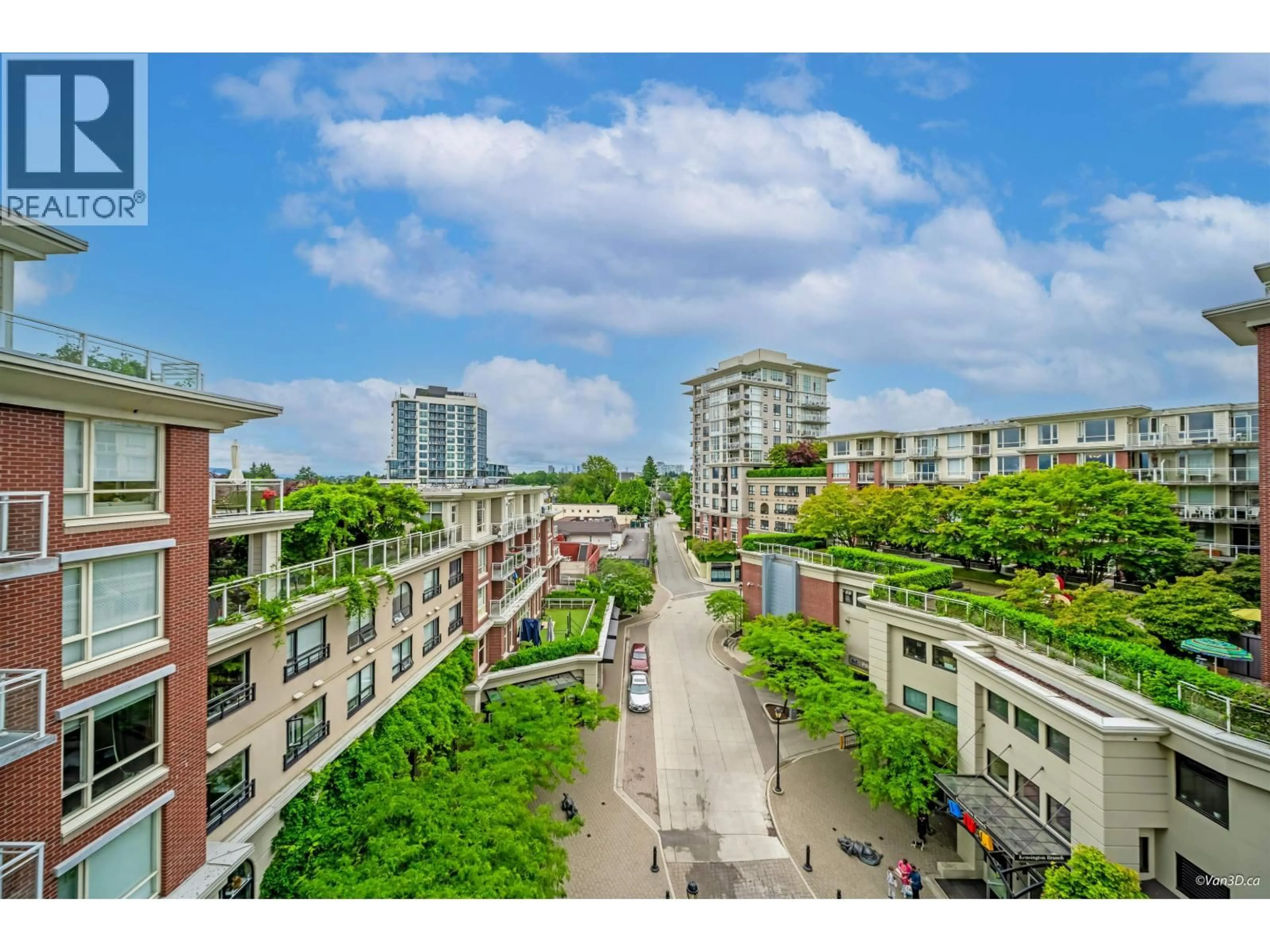 A pic from outside/outdoor area/front of a property/back of a property/a pic from drone, city buildings view from balcony for 603 - 4028 KNIGHT STREET, Vancouver British Columbia V5N5Y8