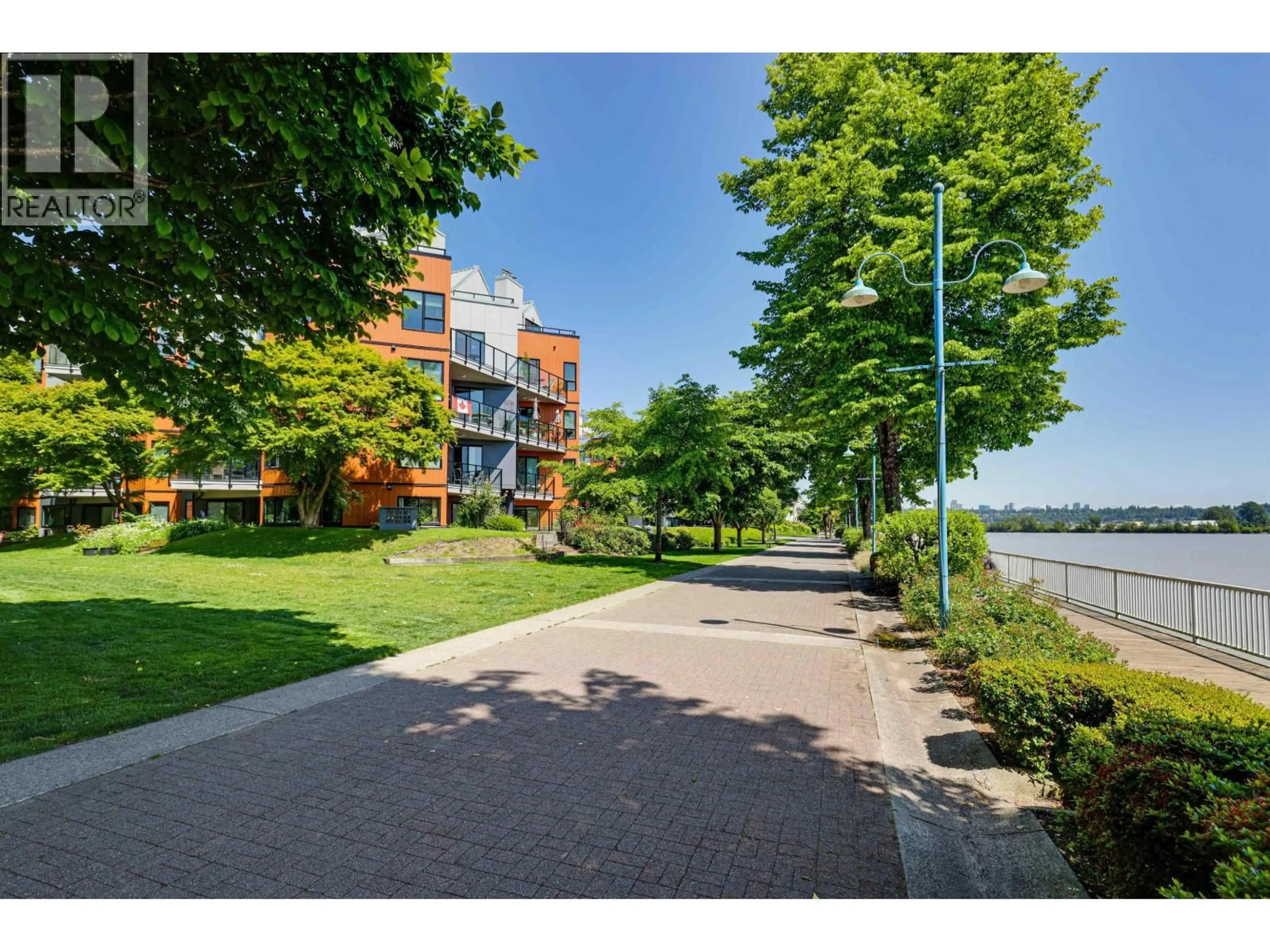 Patio, water/lake/river/ocean view for 420 - 1150 QUAYSIDE DRIVE, New Westminster British Columbia V3M6E1