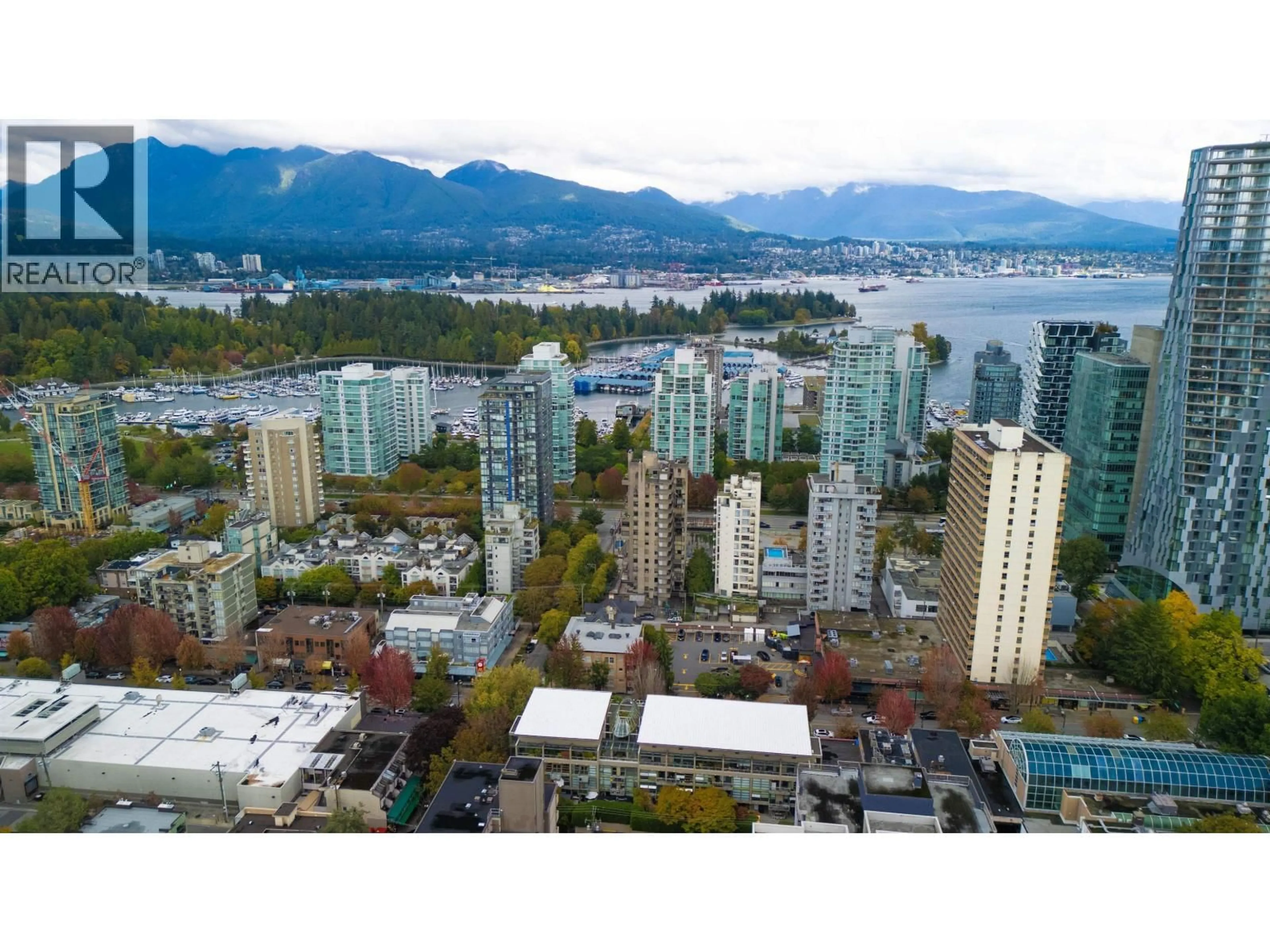 A pic from outside/outdoor area/front of a property/back of a property/a pic from drone, city buildings view from balcony for PH4 - 1688 ROBSON STREET, Vancouver British Columbia V6G1C7