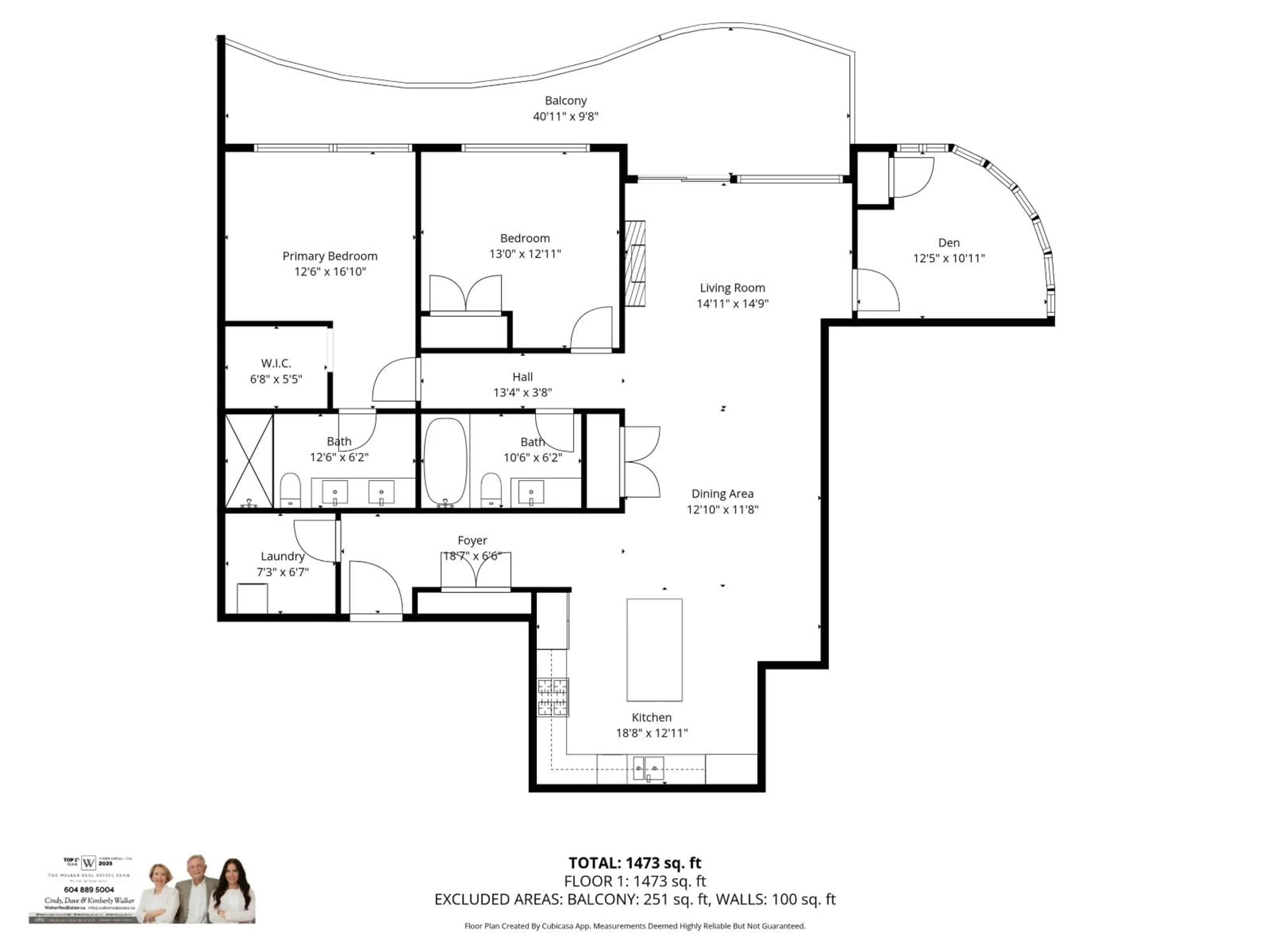 Floor plan for 511 - 20416 PARK, Langley British Columbia V3A0N2