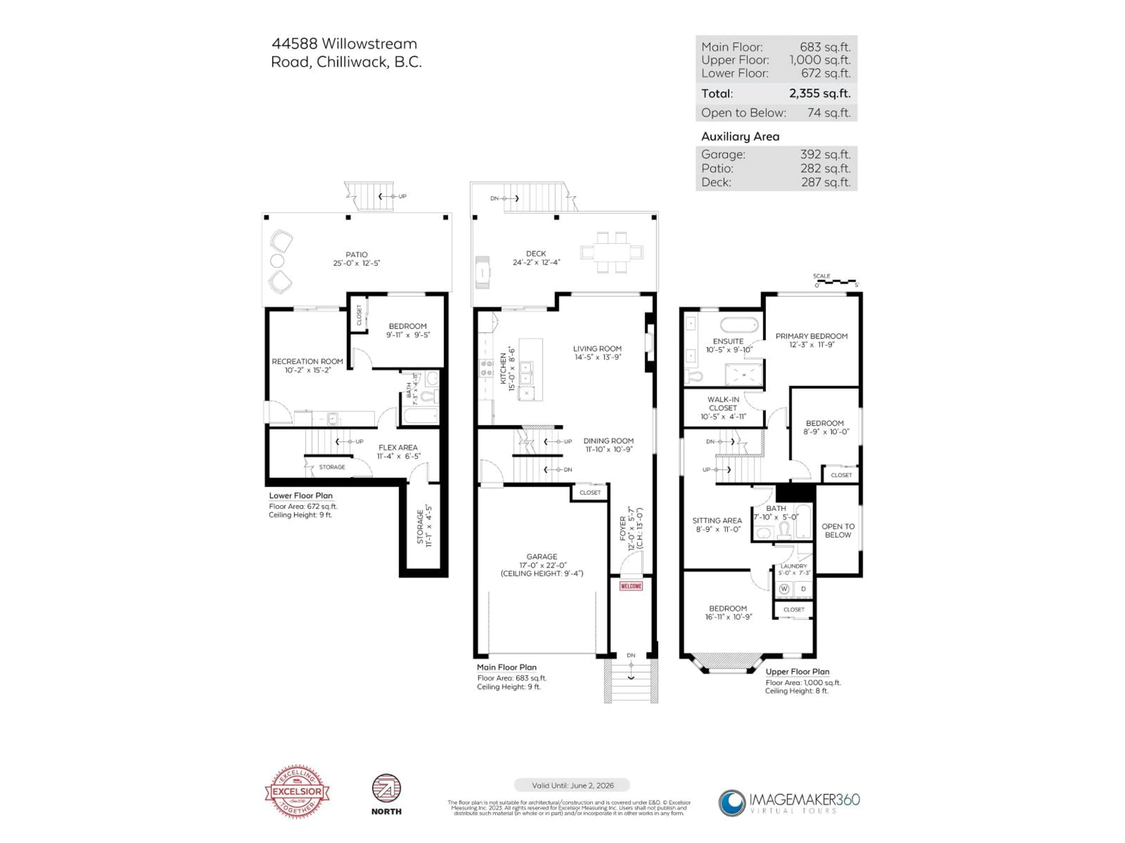 Floor plan for 44588 WILLOWSTREAM ROAD, Chilliwack British Columbia V2R6J4