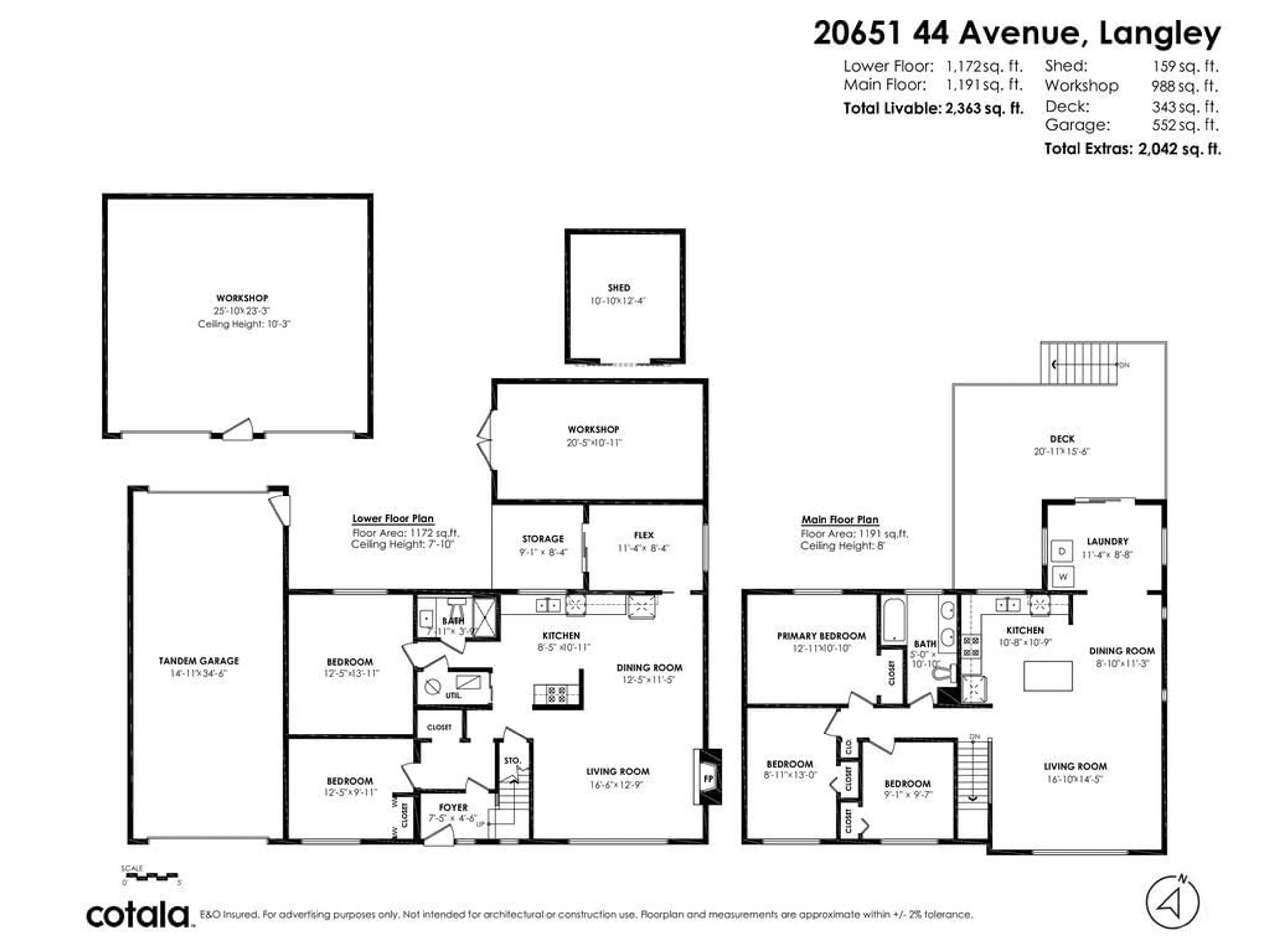 Floor plan for 20651 44, Langley British Columbia V3A3E5