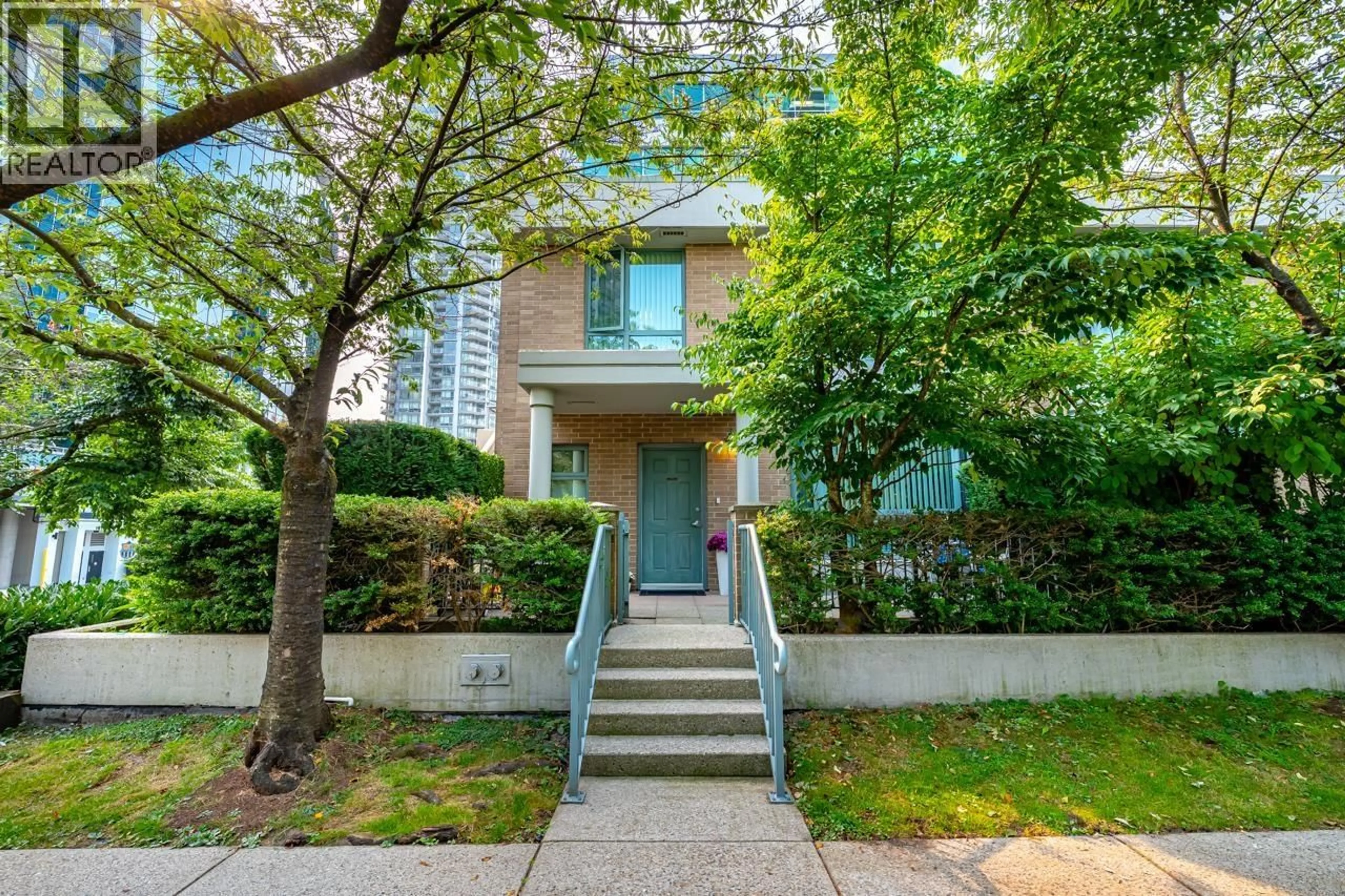 Home with brick exterior material, street for TH1 - 1889 ROSSER AVENUE, Burnaby British Columbia V5C6R4