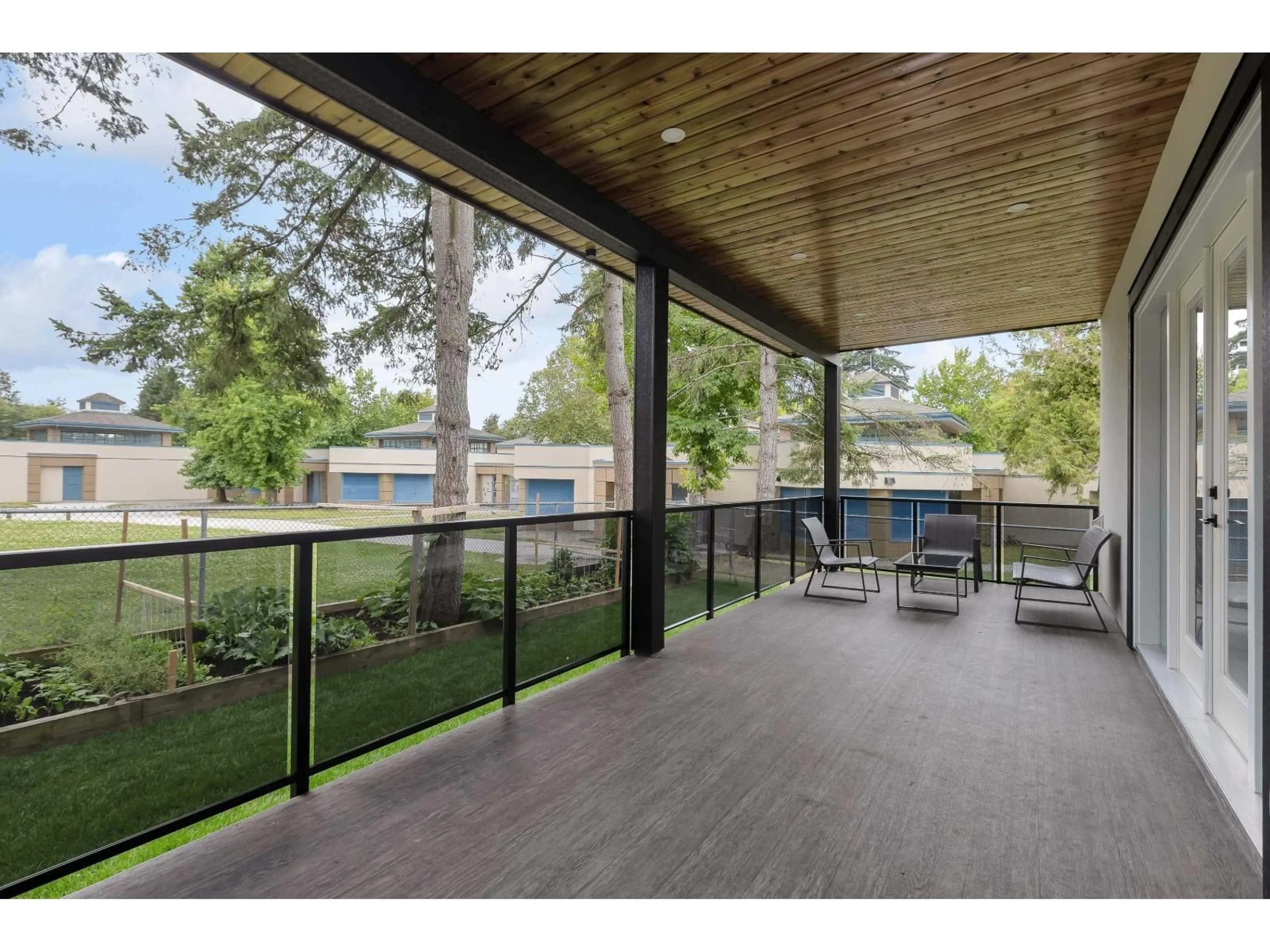 Patio, forest/trees view for 12280 70A, Surrey British Columbia V3W4Z8