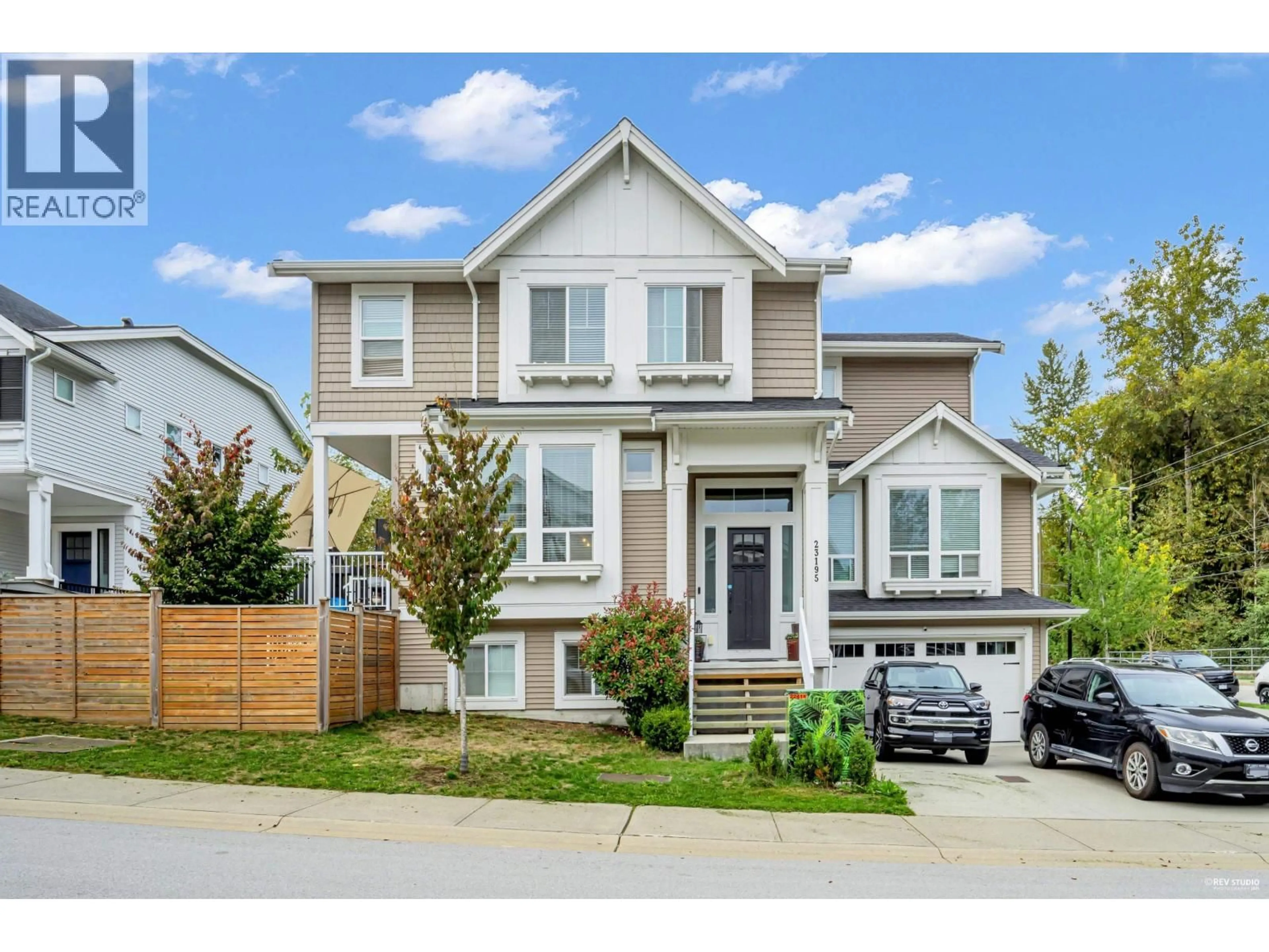 Home with vinyl exterior material, street for 23195 113B AVENUE, Maple Ridge British Columbia V2X4K6