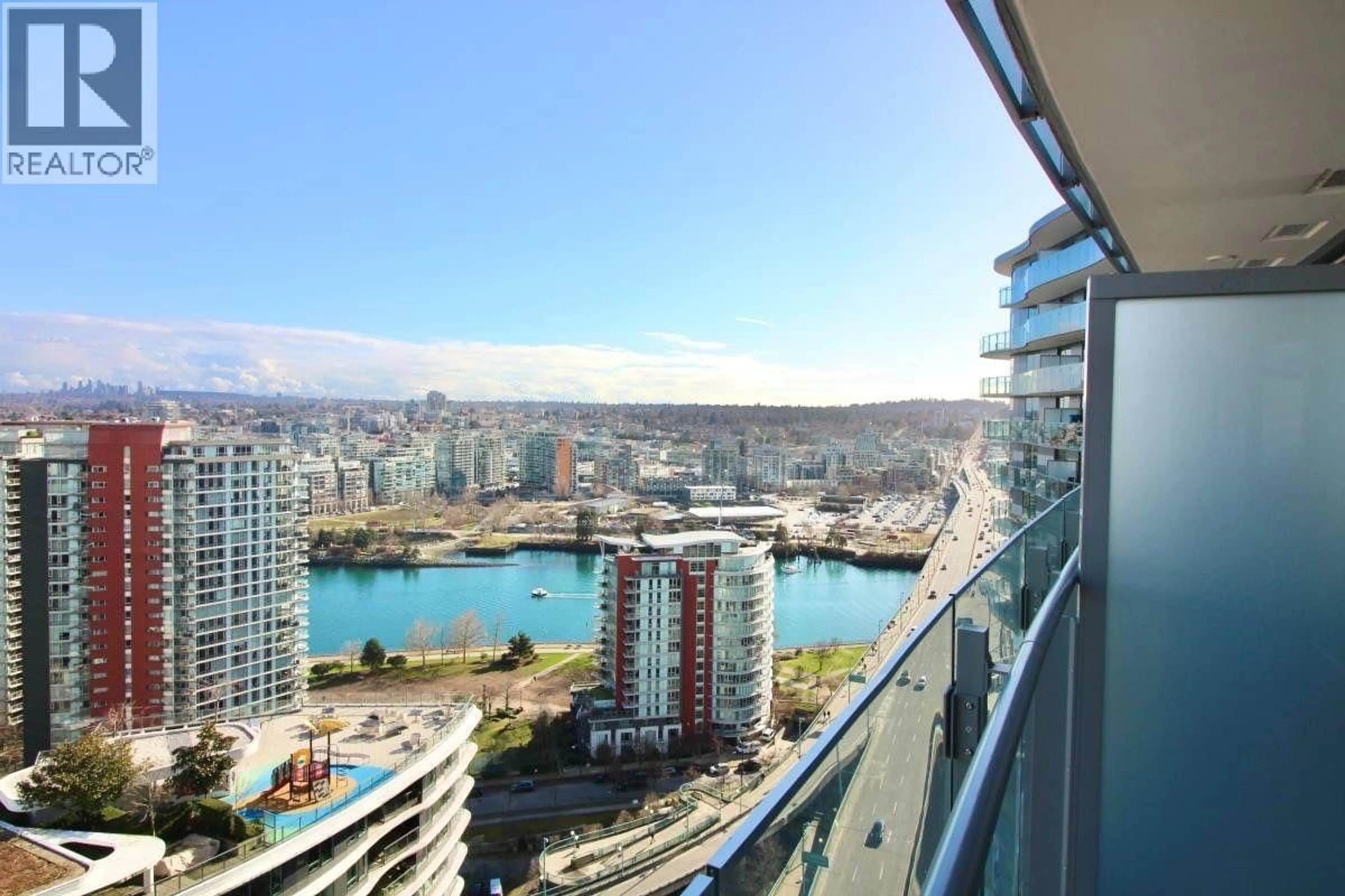 Balcony in the apartment, water/lake/river/ocean view for 2612 - 89 NELSON STREET, Vancouver British Columbia V6Z0E7