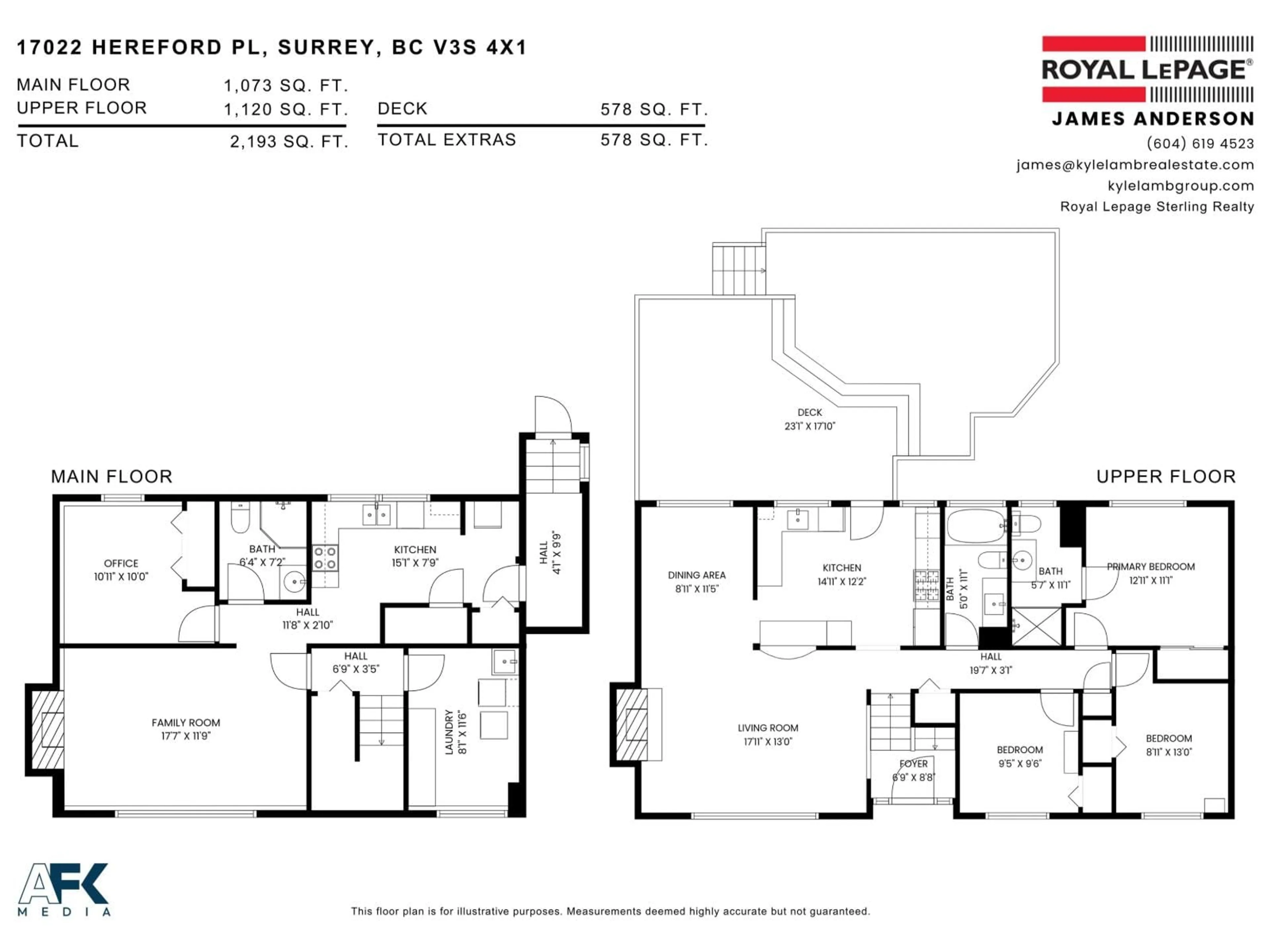 Floor plan for 17022 HEREFORD, Surrey British Columbia V3S4X1
