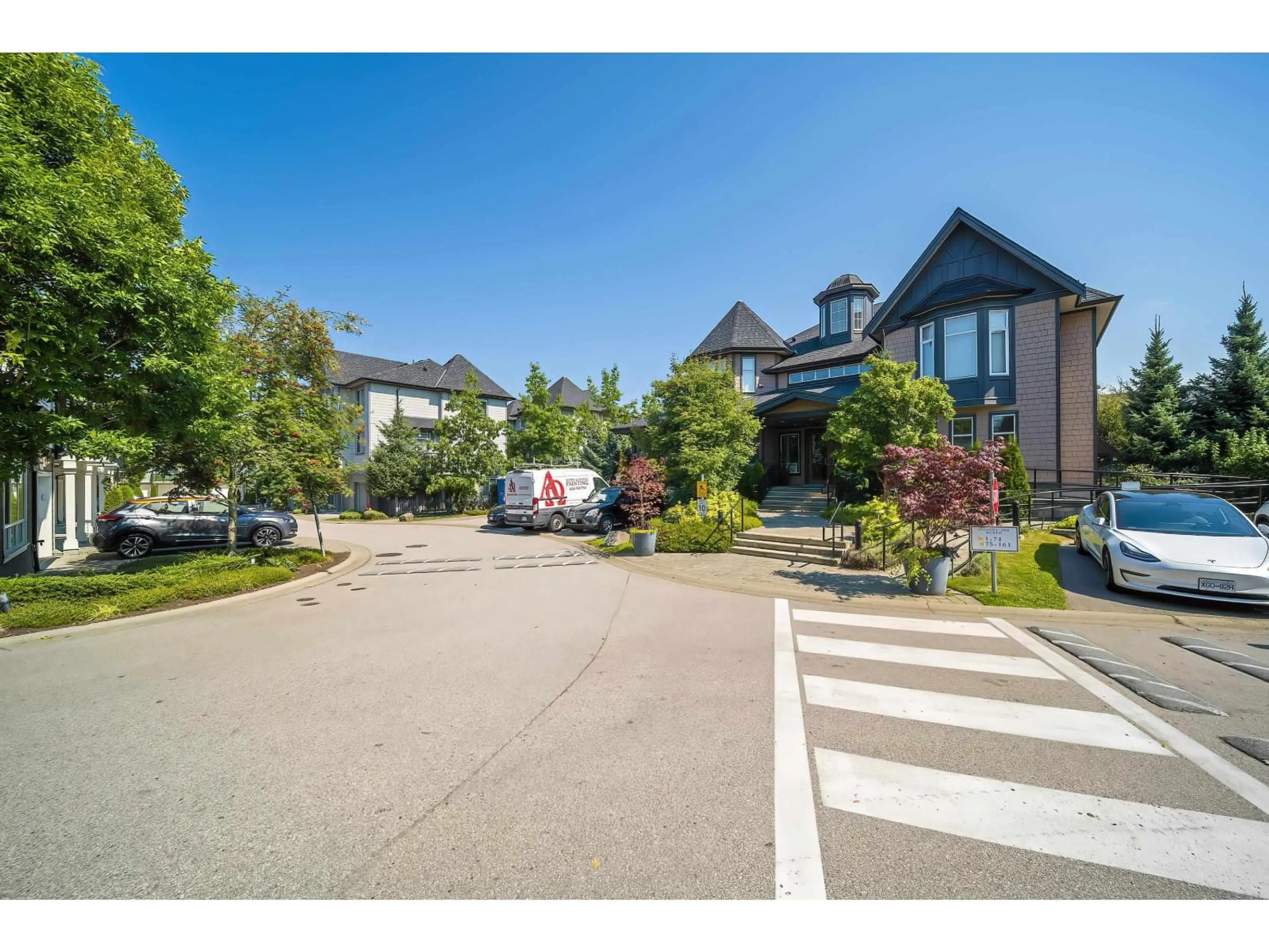 A pic from outside/outdoor area/front of a property/back of a property/a pic from drone, street for 3 - 8138 204, Langley British Columbia V2Y0T4