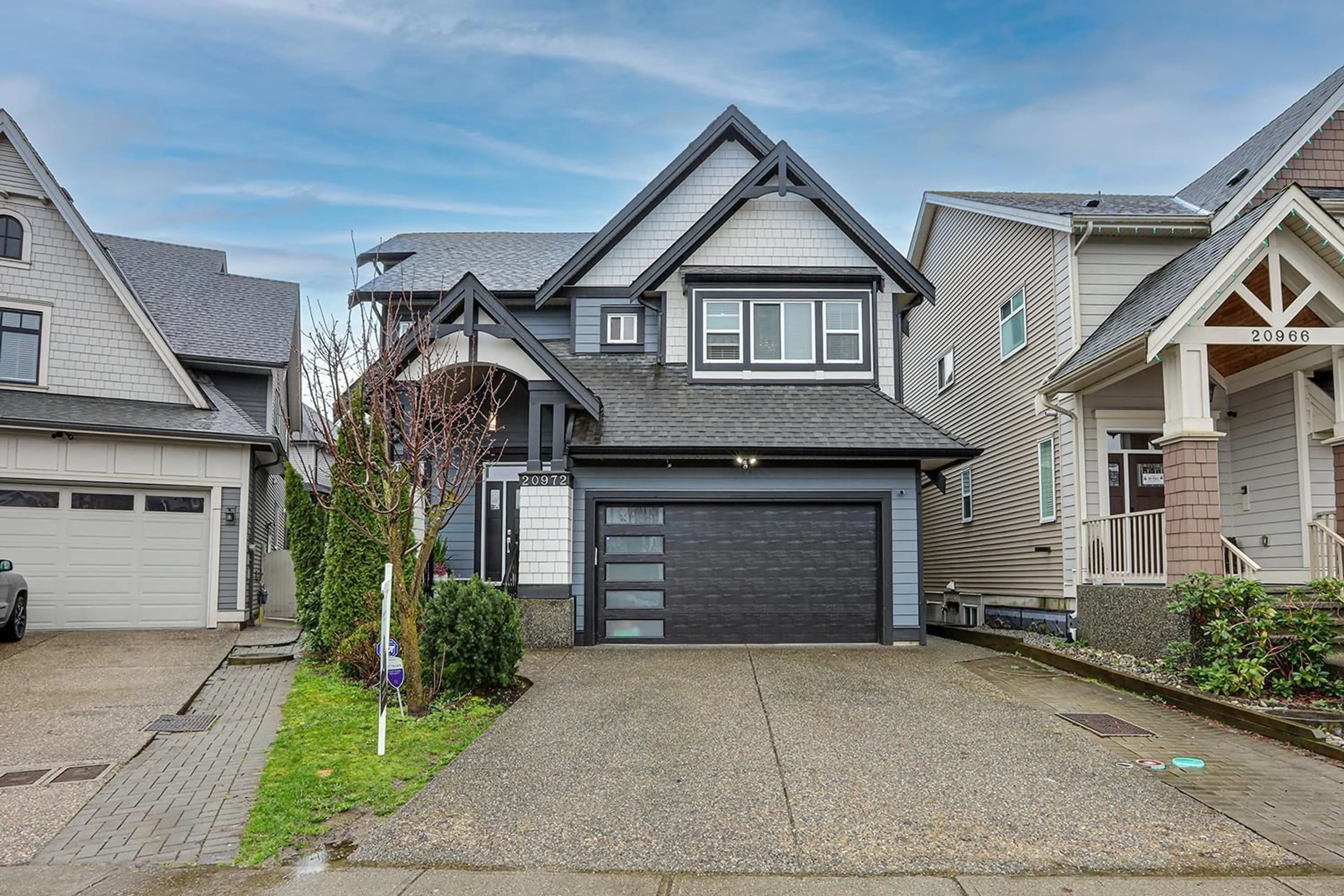 Home with vinyl exterior material, street for 20972 80B, Langley British Columbia V2Y0R2