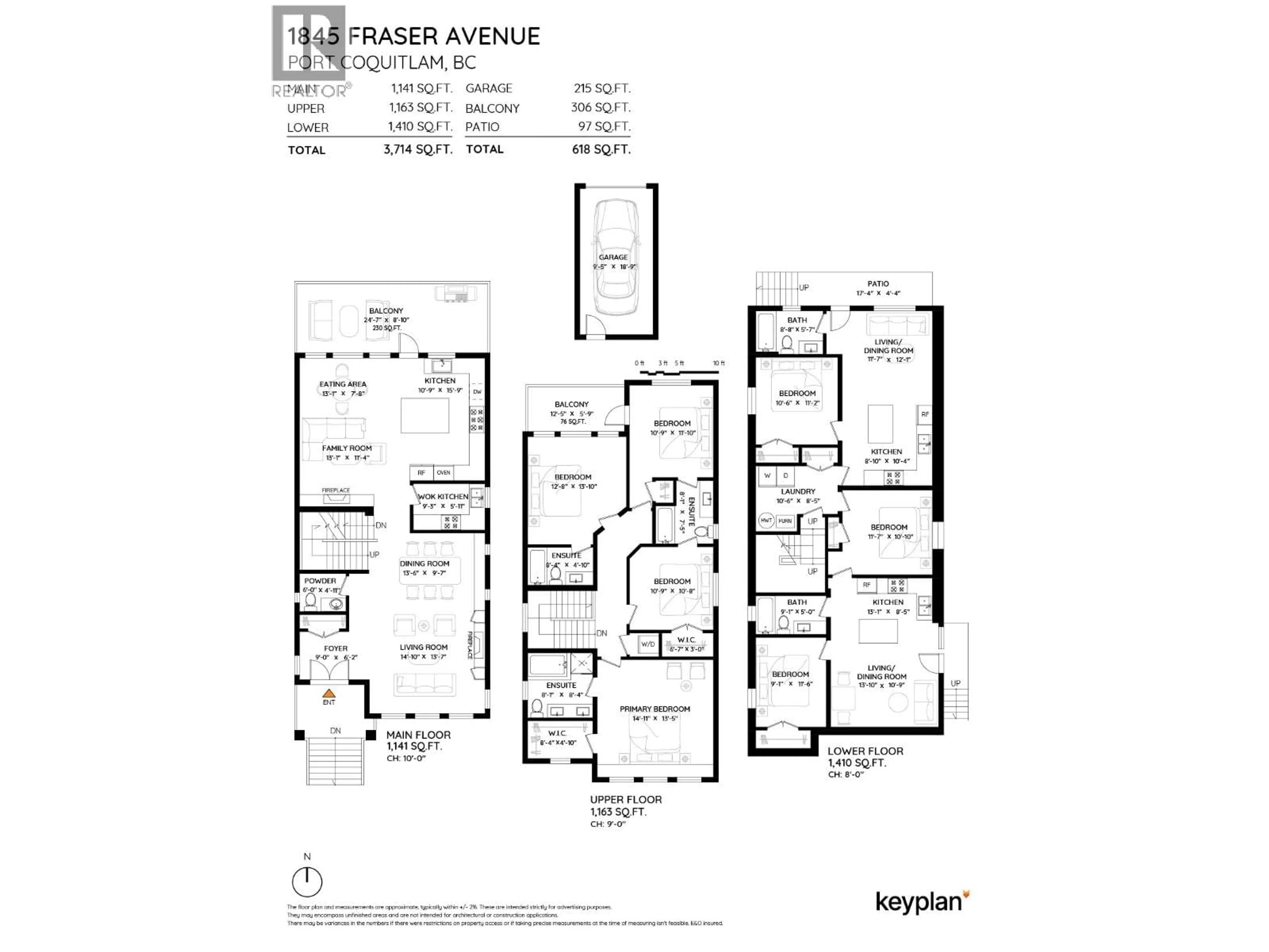 Floor plan for 1845 FRASER AVENUE, Port Coquitlam British Columbia V3B1N2