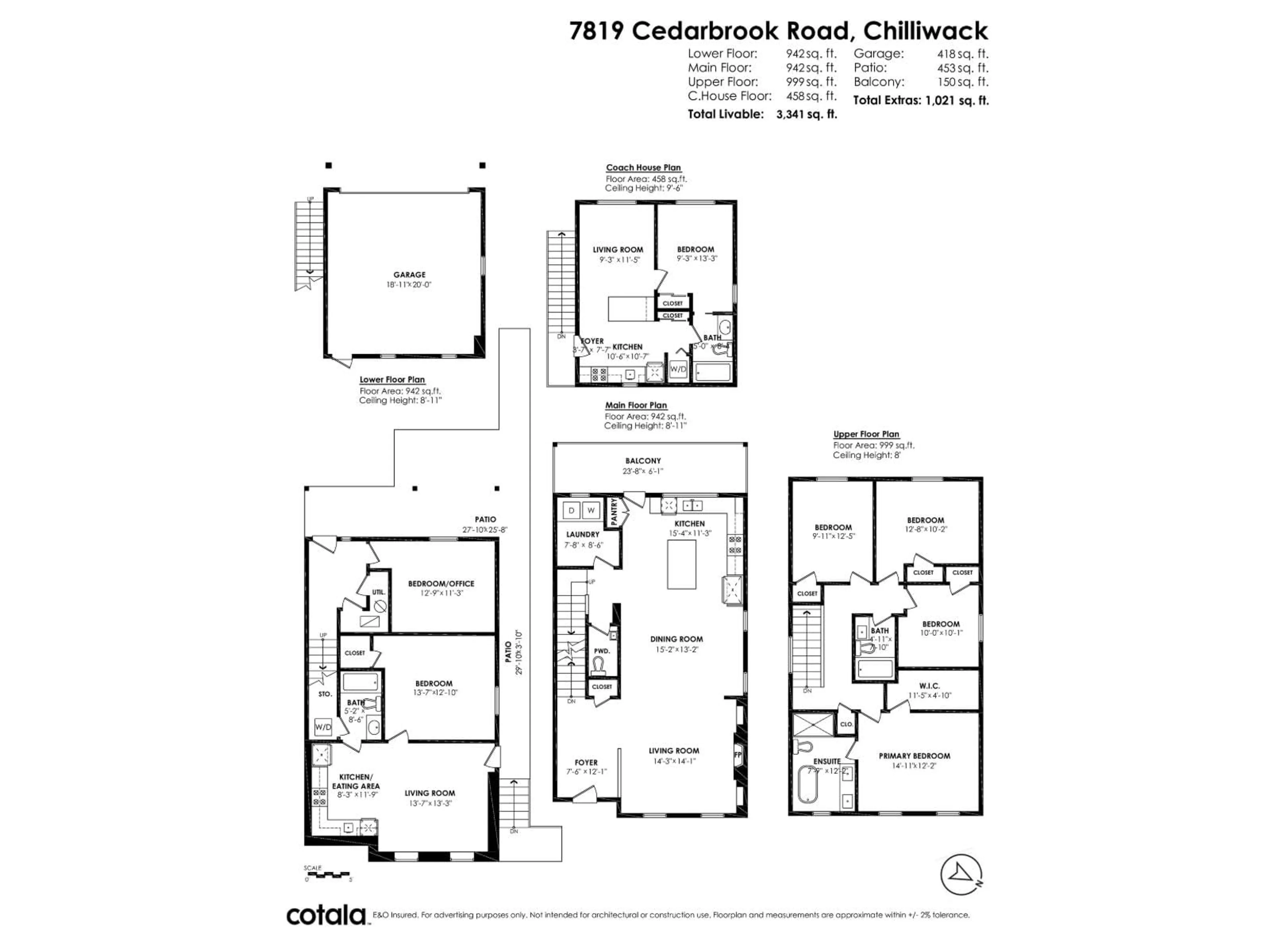 Floor plan for 7819 CEDARBROOK ROAD, Chilliwack British Columbia V2R6G7