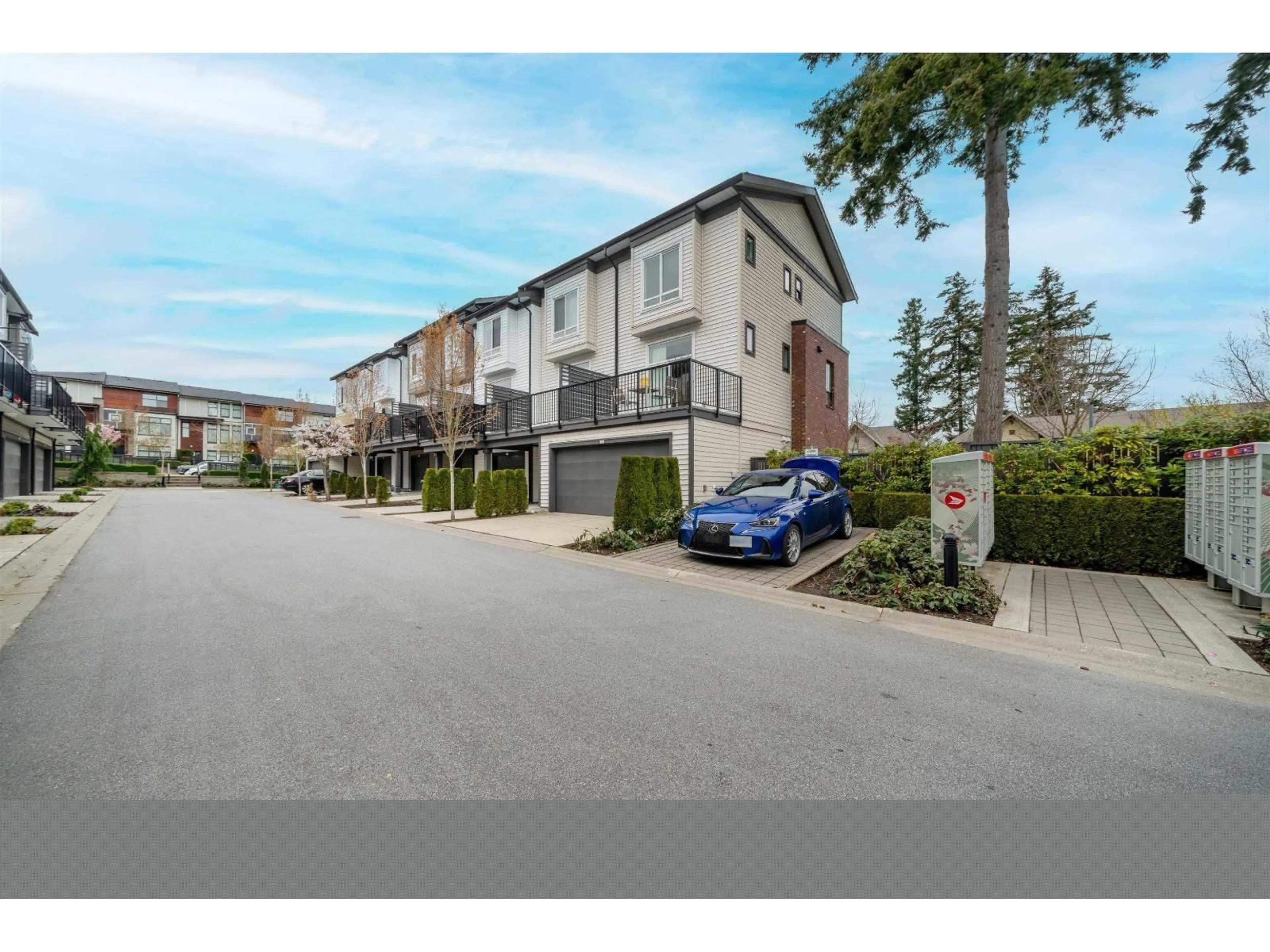 A pic from outside/outdoor area/front of a property/back of a property/a pic from drone, street for 8 - 15828 27, Surrey British Columbia V3Z0X4