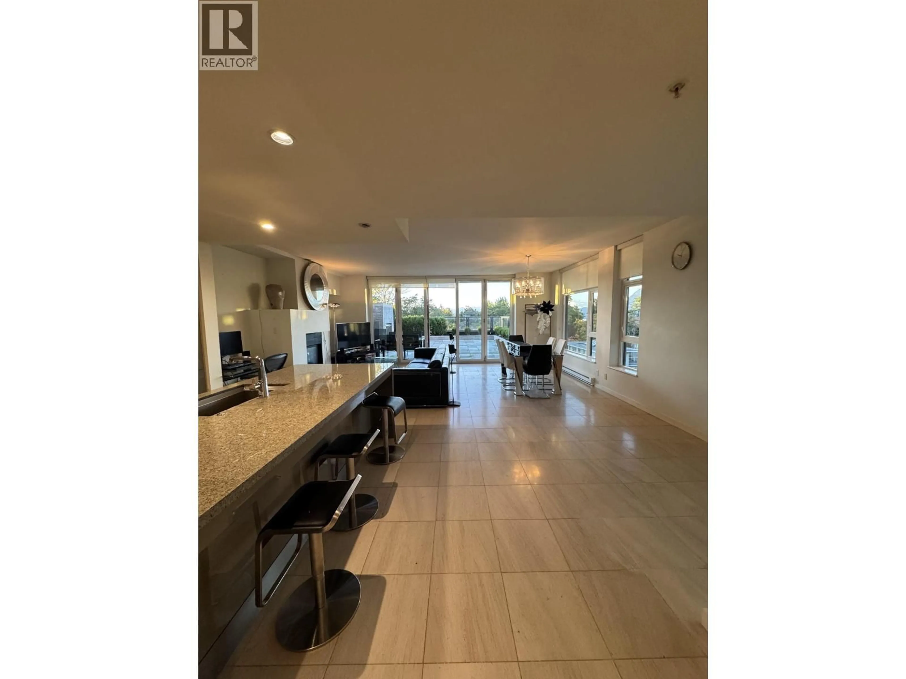 Open concept kitchen, ceramic/tile floor for 503 - 6093 IONA DRIVE, Vancouver British Columbia V6T0B2