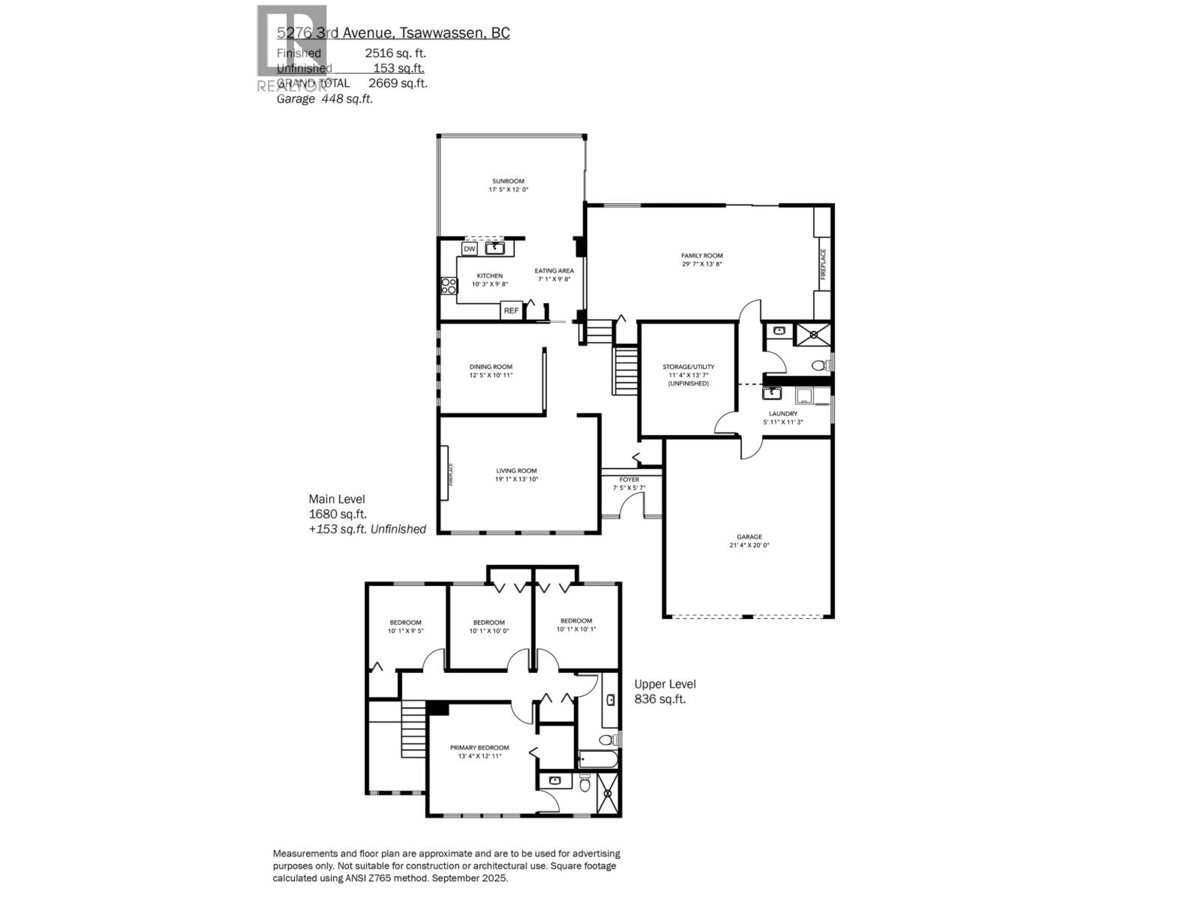 Floor plan for 5276 3 AVENUE, Delta British Columbia V4M1E7