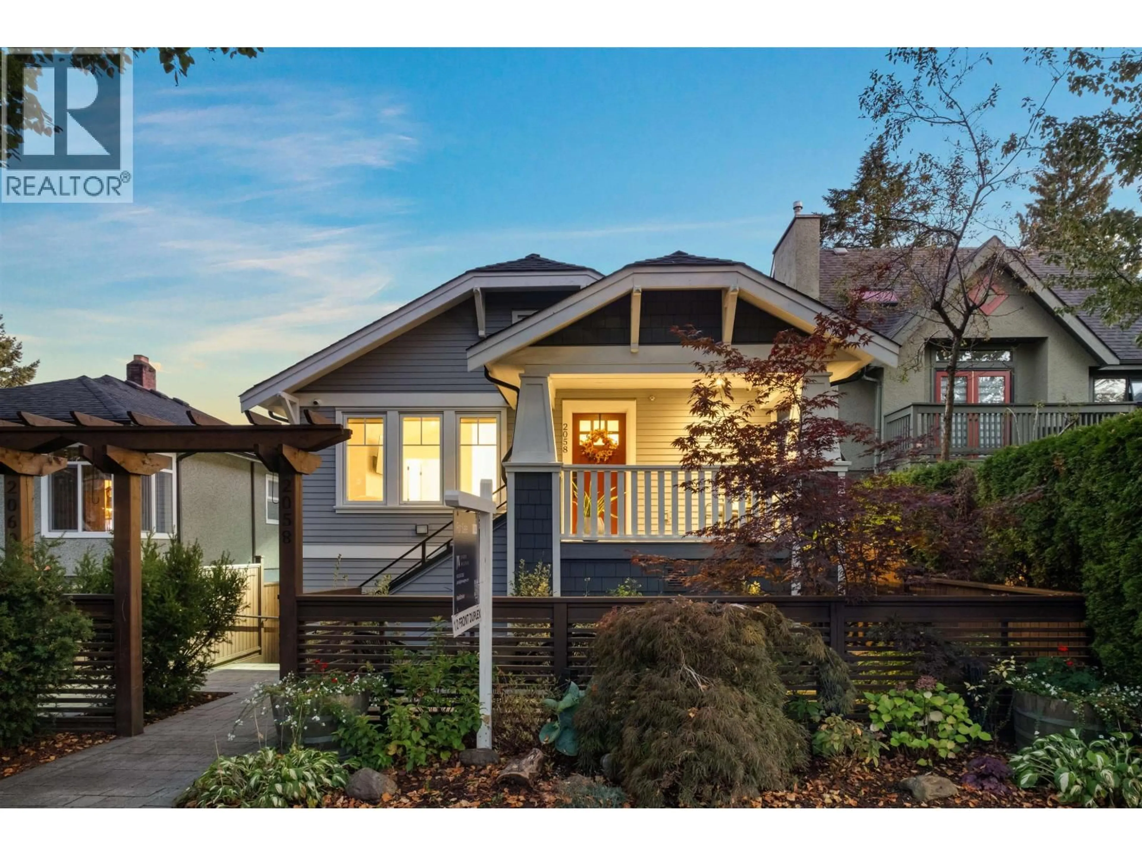 Home with vinyl exterior material, street for 2058 5TH AVENUE, Vancouver British Columbia V5N1M4